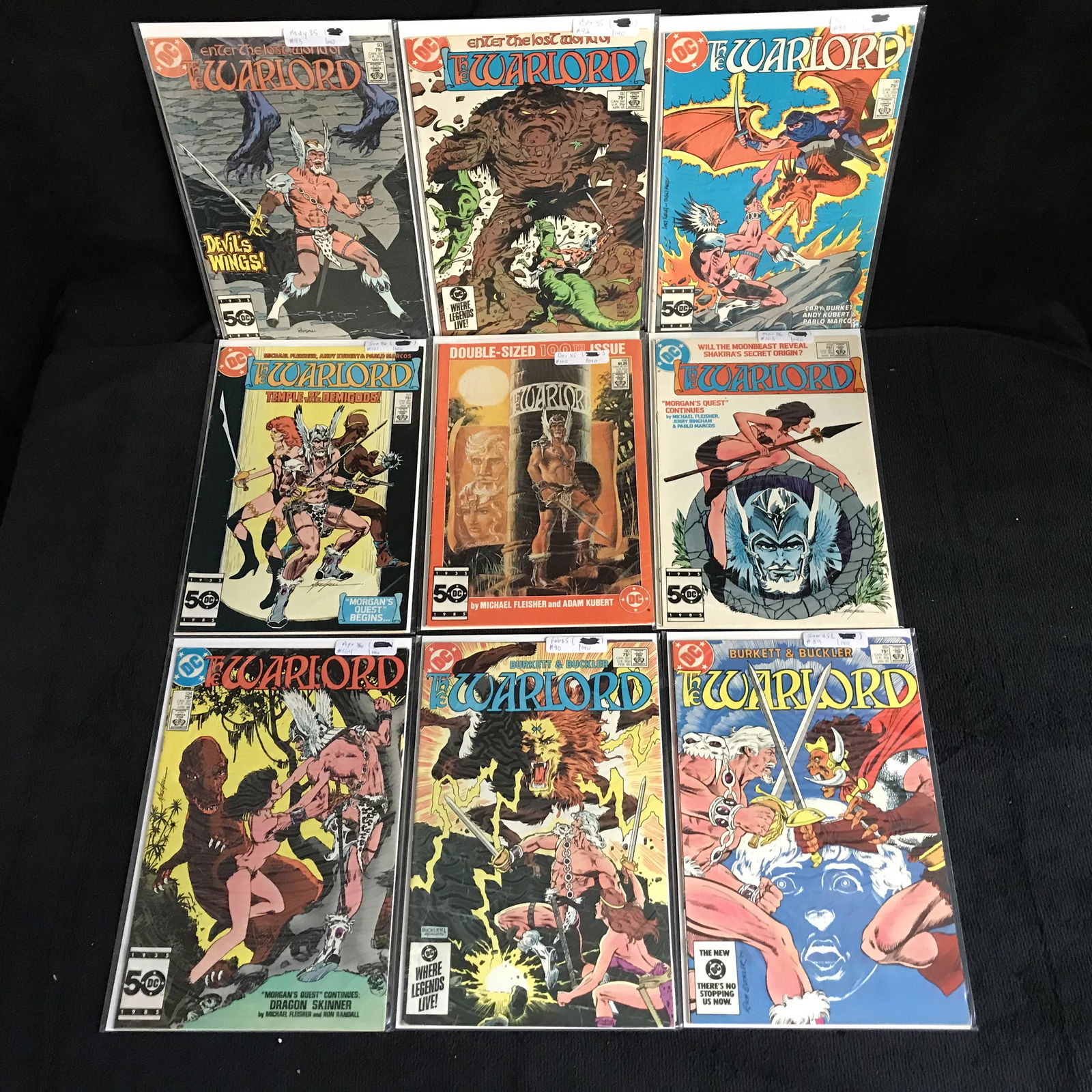 THE WARLORD COMIC BOOK LOT (DC COMICS) (1 of 1)