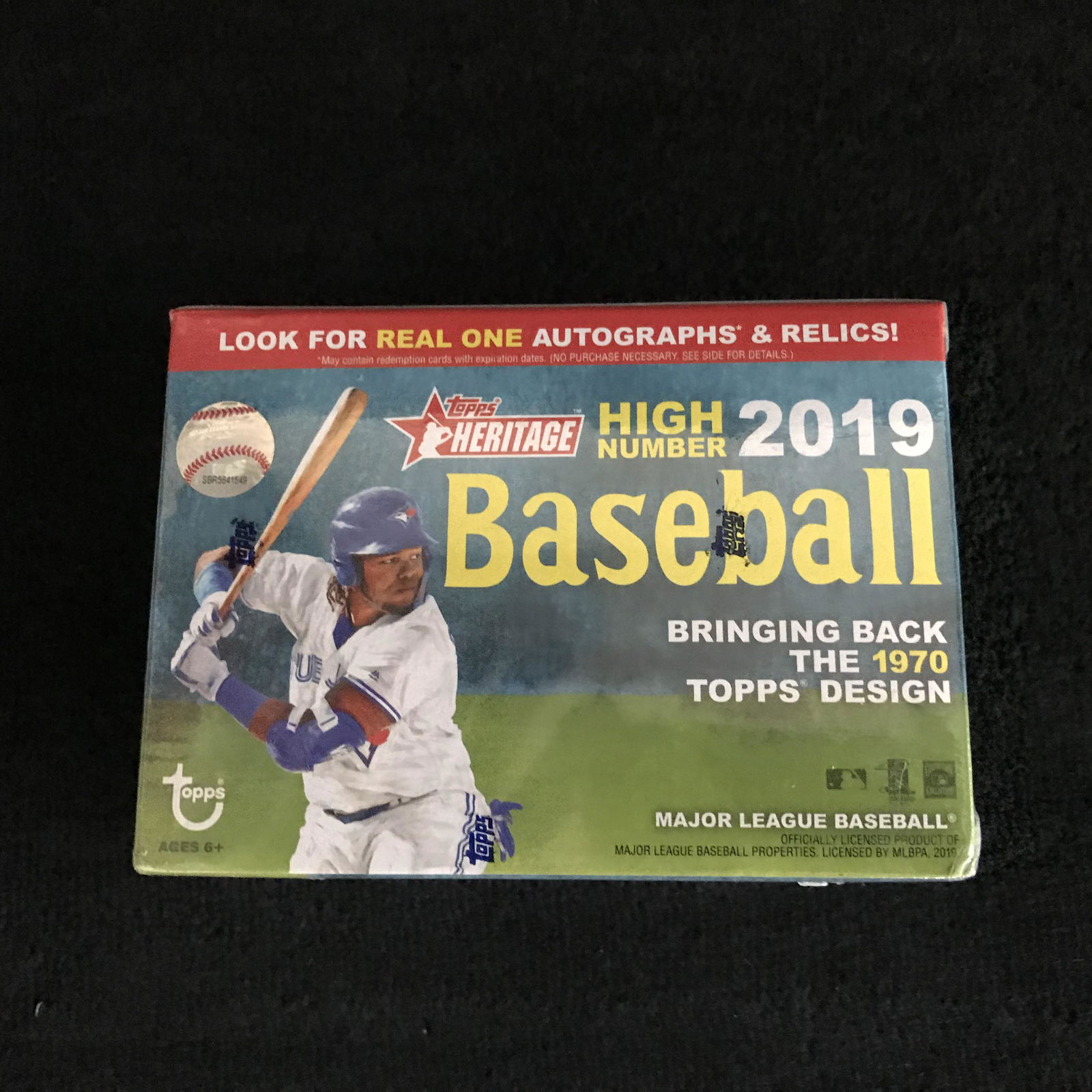 2019 TOPPS HERITAGE HIGH NUMBER BASEBALL BLASTER BOX (1 of 1)