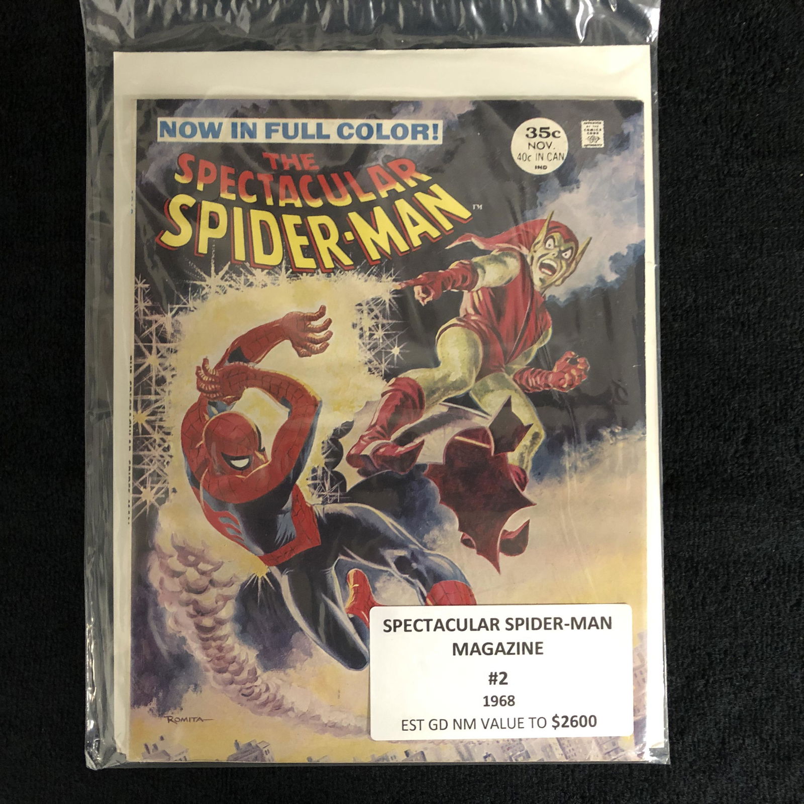 SPECTACULAR SPIDER-MAN MAGAZINE #2 (1968) (1 of 1)