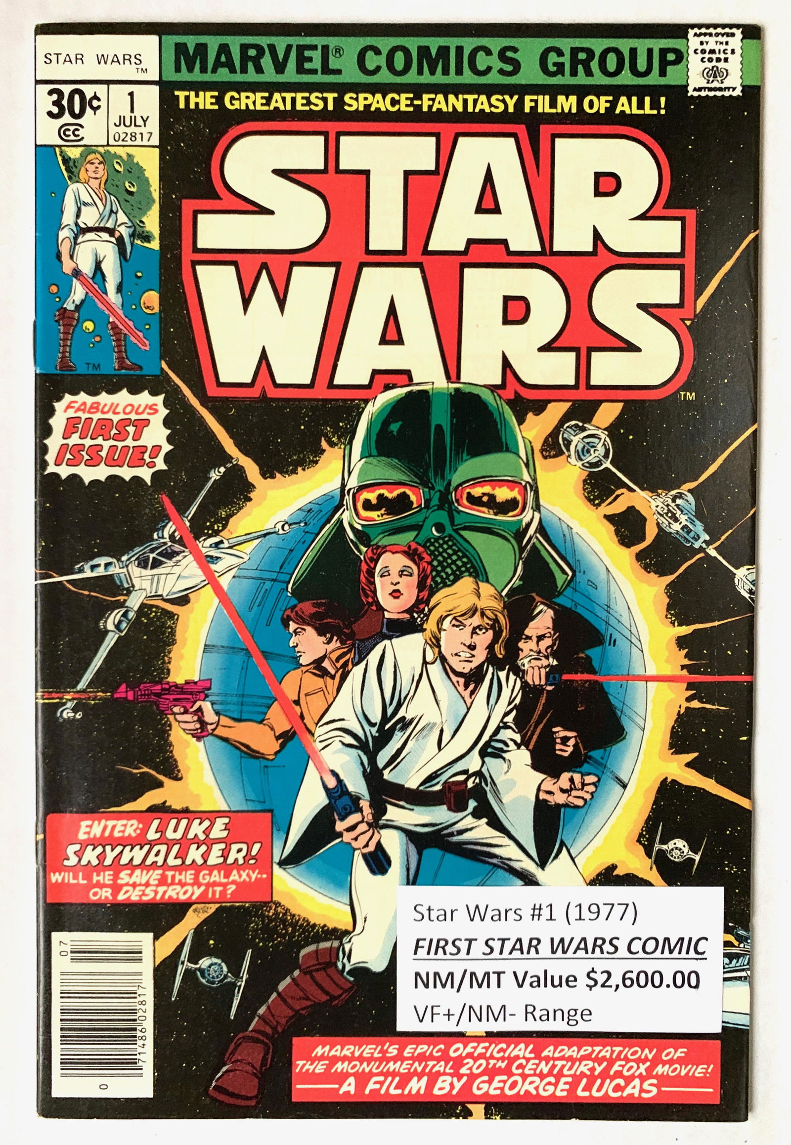 STAR WARS #1 (MARVEL COMICS) (1 of 1)