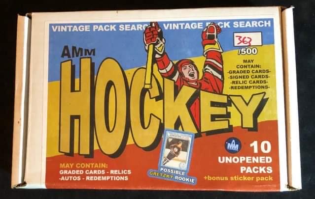 VINTAGE PACK SEARCH 100+ UNOPENED HOCKEY CARDS FIND (1 of 2)