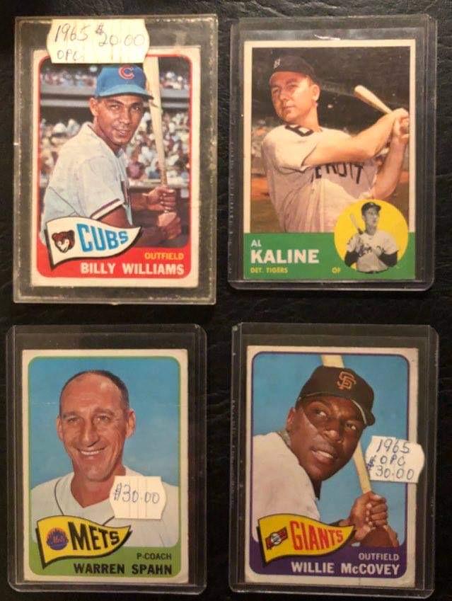 1965 TOPPS BASEBALL TRADING CARD LOT (1 of 2)