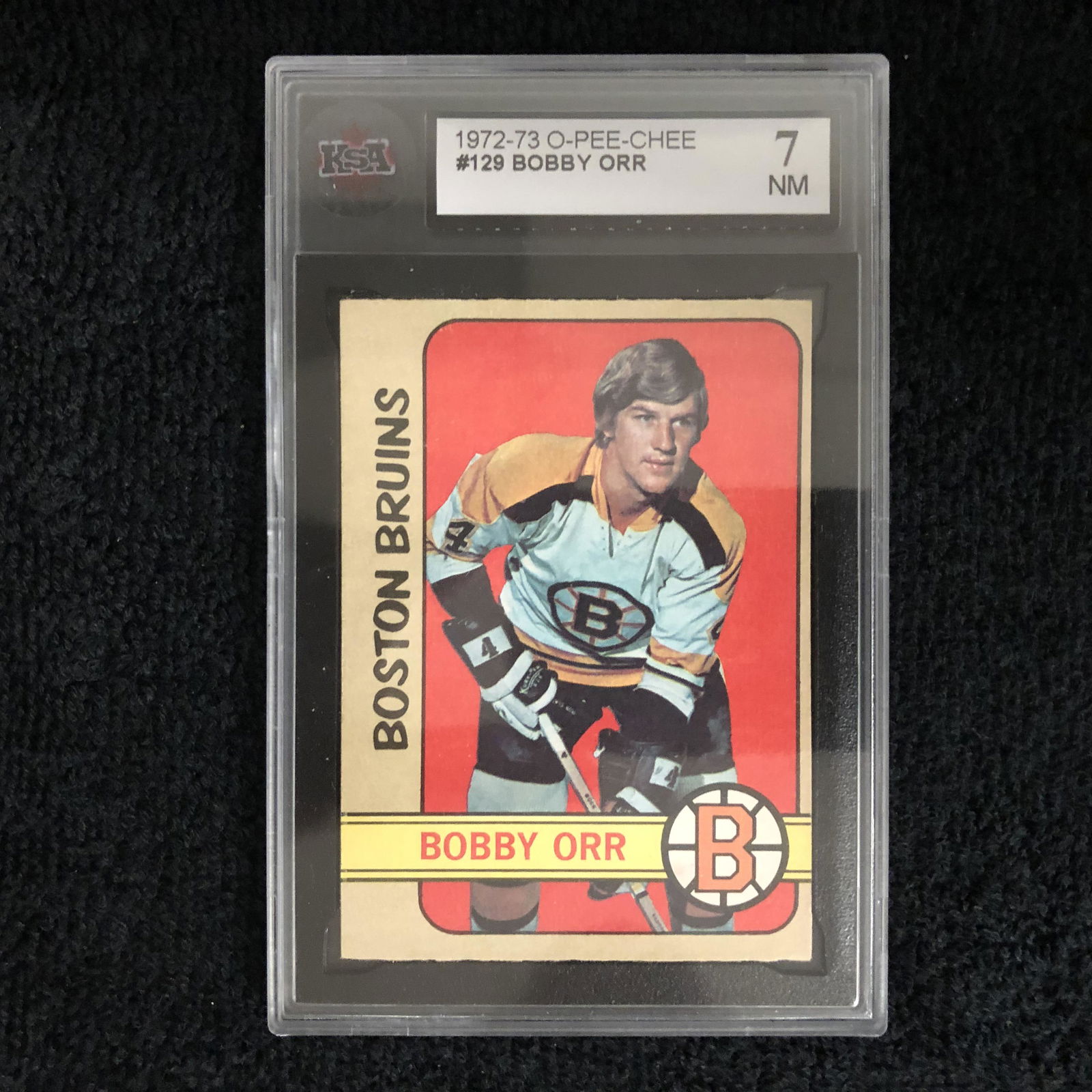 1972-73 O-PEE-CHEE #129 BOBBY ORR (KSA 7) (1 of 2)