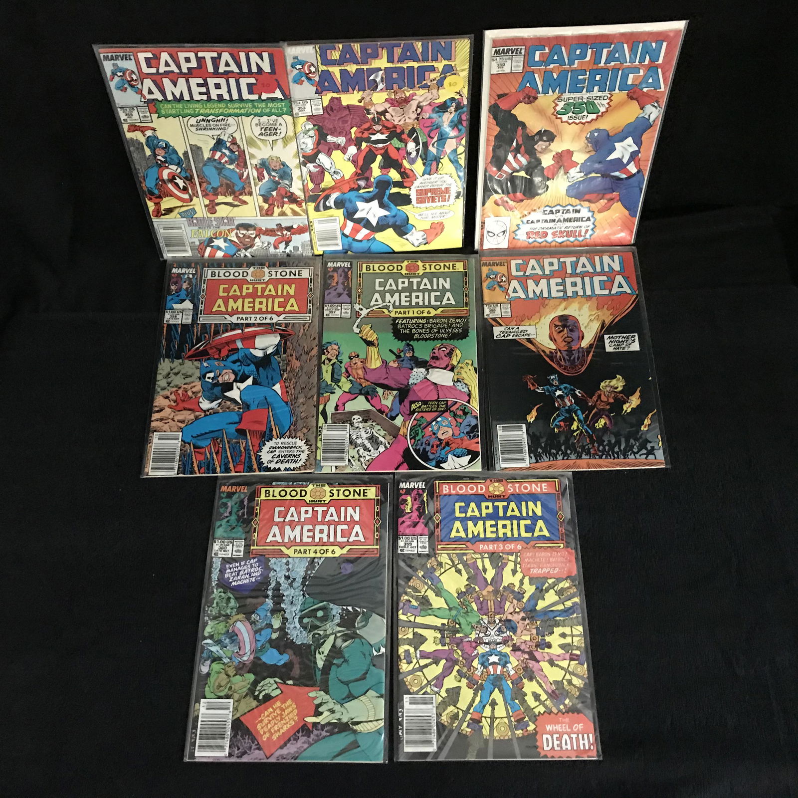 CAPTAIN AMERICA COMIC BOOK LOT (MARVEL COMICS) (1 of 1)