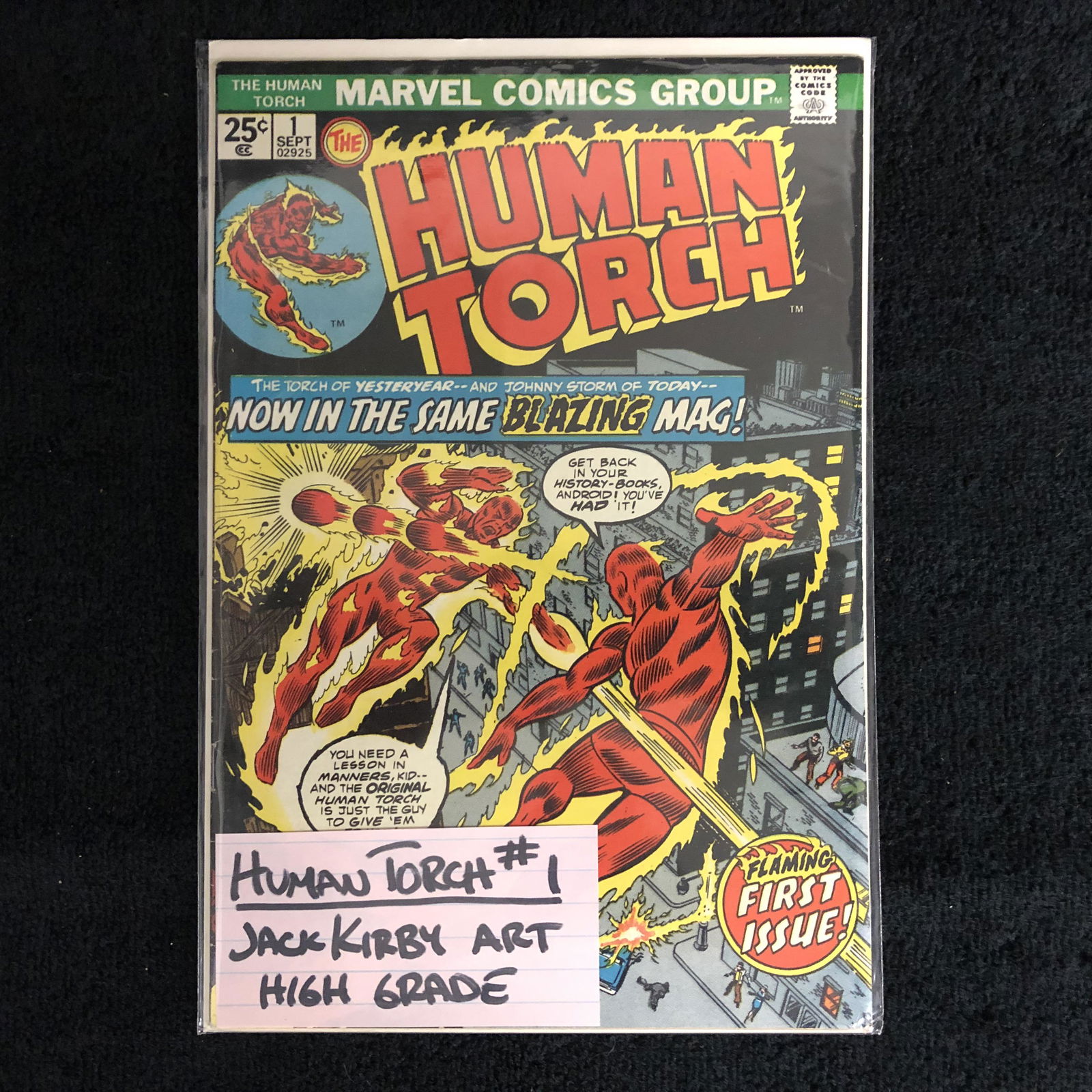 THE HUMAN TORCH #1 (HIGH GRADE) (MARVEL COMICS) (1 of 1)