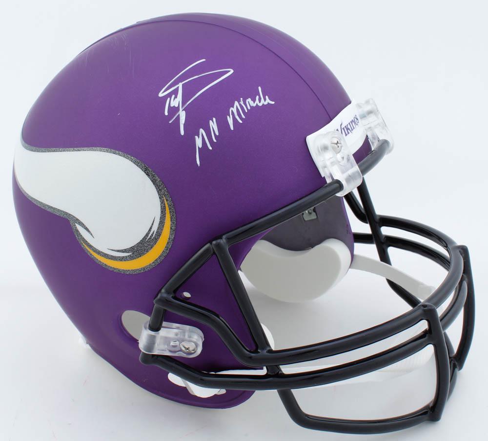 Stefon Diggs Signed Vikings Full-Size Helmet Inscribed (1 of 3)