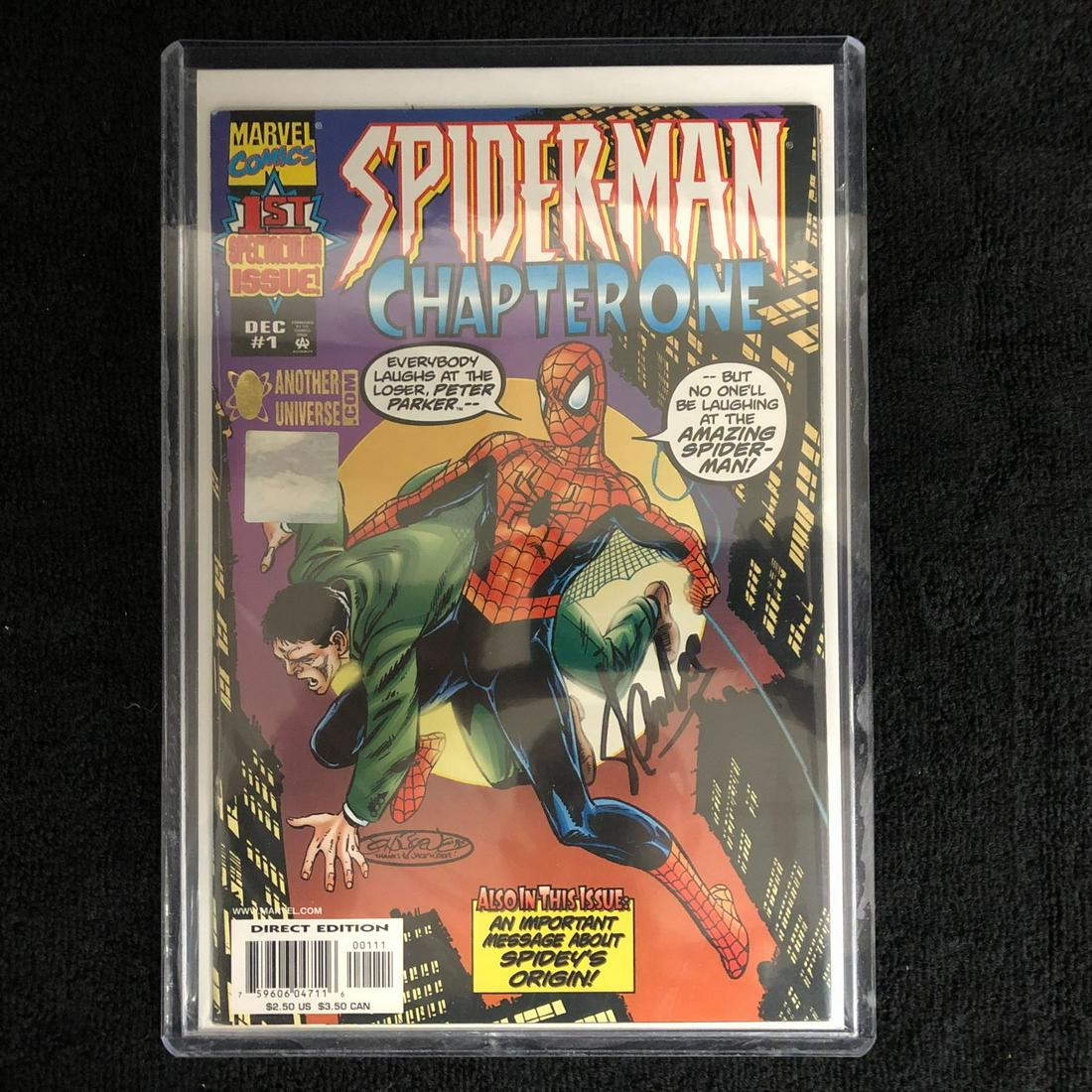 SPIDER-MAN: CHAPTER ONE SIGNED BY STAN LEE (WIZARD COA) (1 of 3)