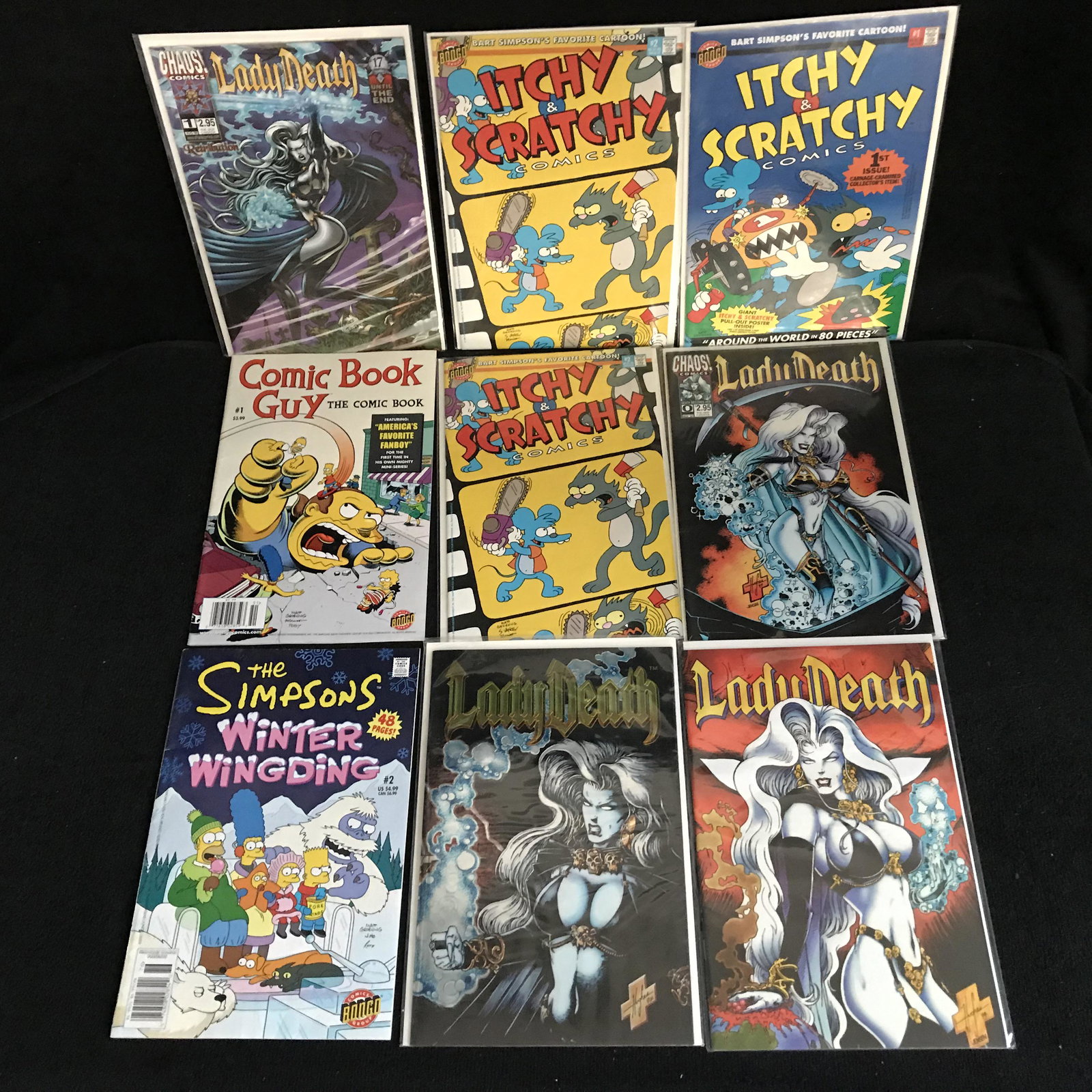 ASSORTED COMIC BOOK LOT (COMIC BOOK GUY/ ITCHY & (1 of 1)