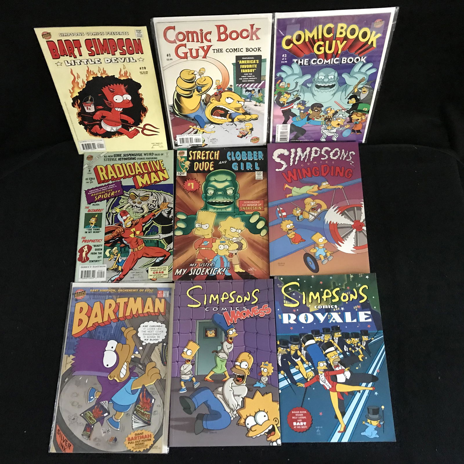 ASSORTED COMIC BOOK LOT (SIMPSONS...) (1 of 1)