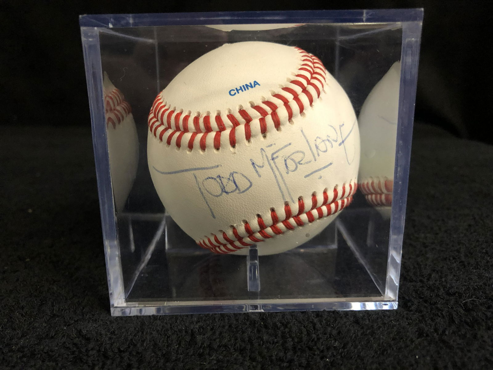 TODD McFARLANE SIGNED BASEBALL (1 of 1)