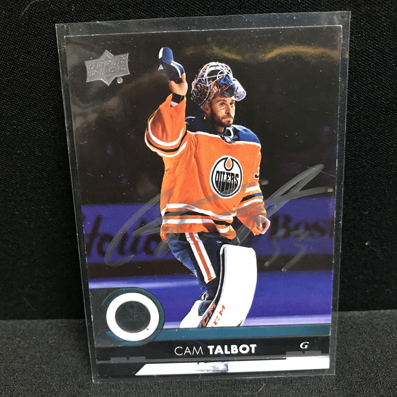 CAM TALBOT SIGNED UPPER DECK HOCKEY CARD (1 of 1)