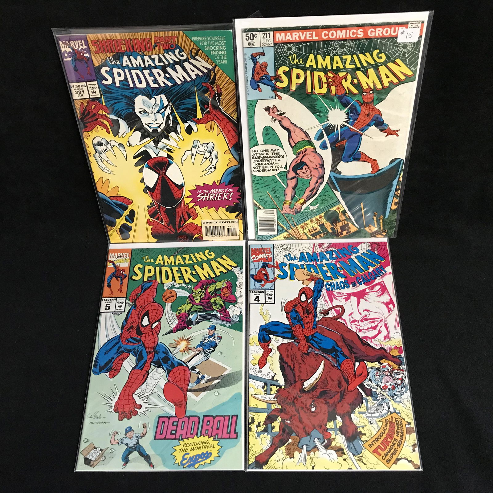 ASSORTED AMAZING SPIDER-MAN COMIC BOOK LOT (1 of 1)