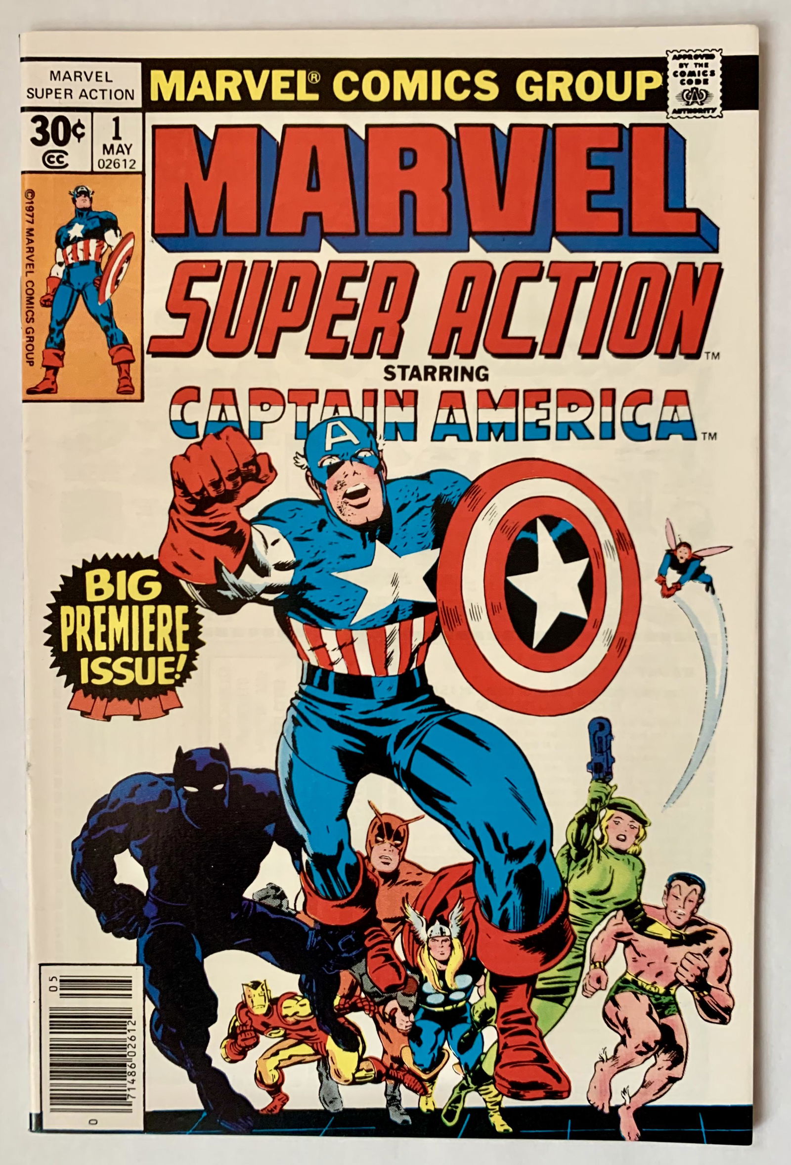 MARVEL SUPER ACTION STARRING CAPTAIN AMERICA #1 (MARVEL (1 of 1)