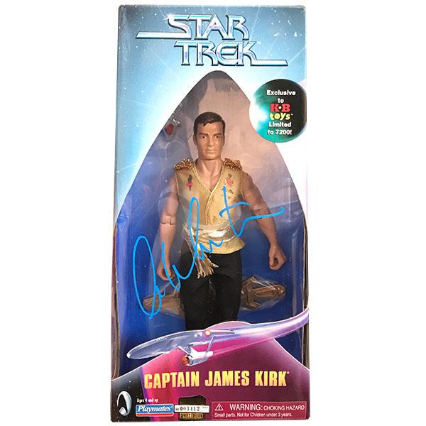 William Shatner Signed Captain Kirk Action Figure Star: William Shatner Signed Captain Kirk Action Figure Star Trek w/ COA
