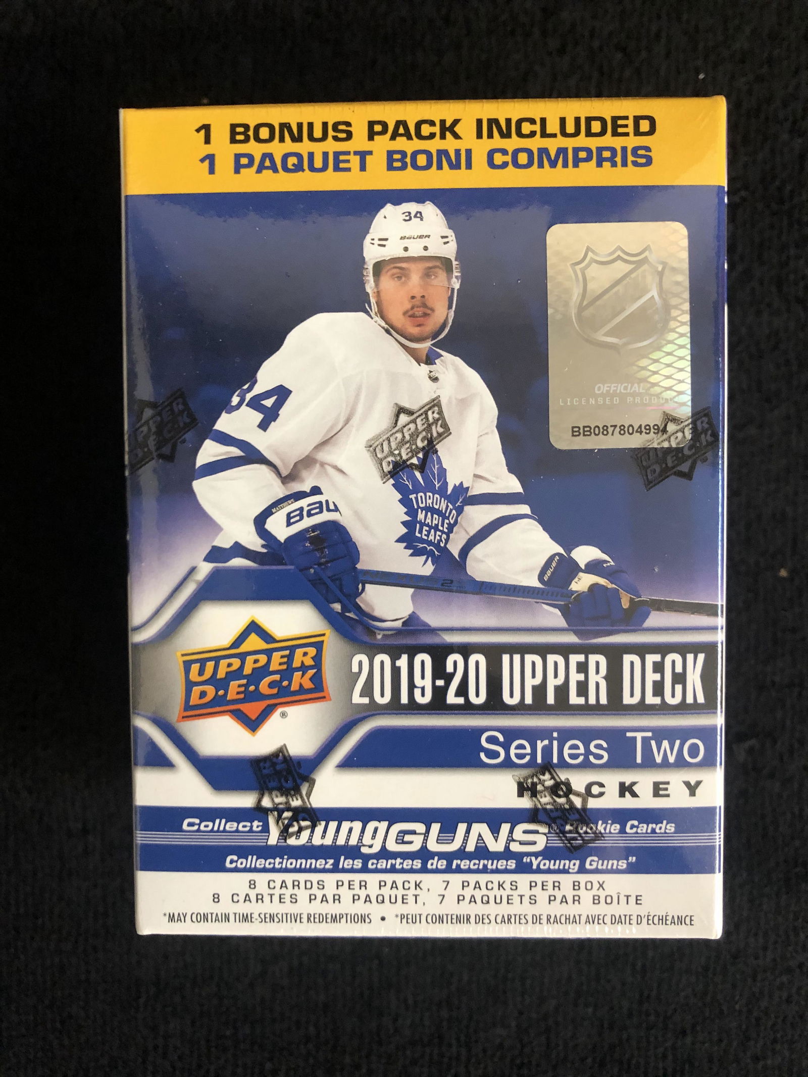 2019-20 UPPER DECK HOCKEY SERIES TWO BLASTER BOX (1 of 1)