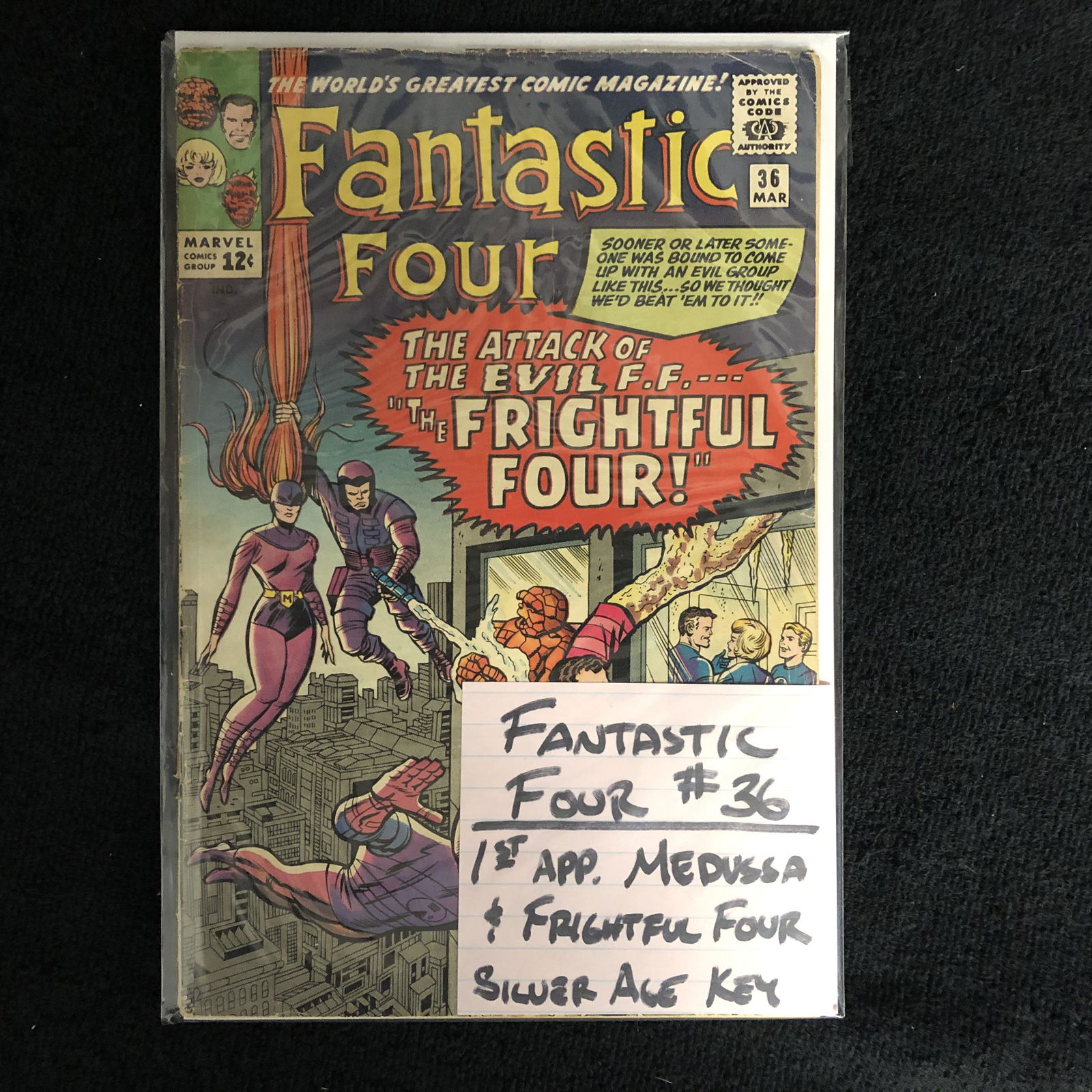 FANTASTIC FOUR #36 (1ST APPEARANCE OF MEDUSSA & (1 of 1)