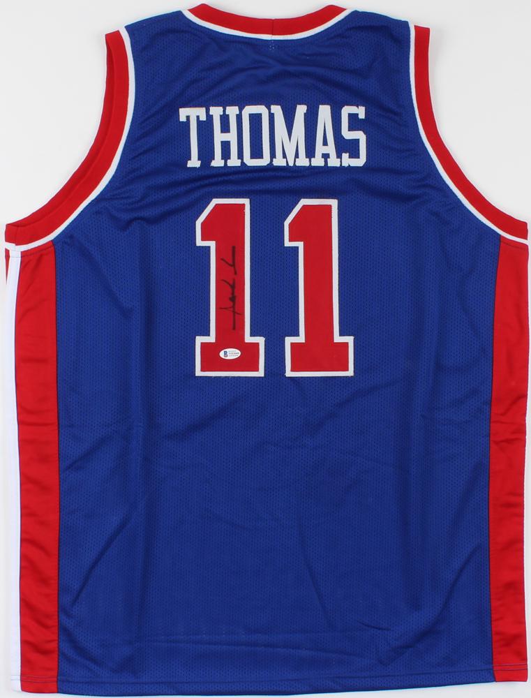 ISIAH THOMAS SIGNED JERSEY (Beckett COA) (1 of 3)