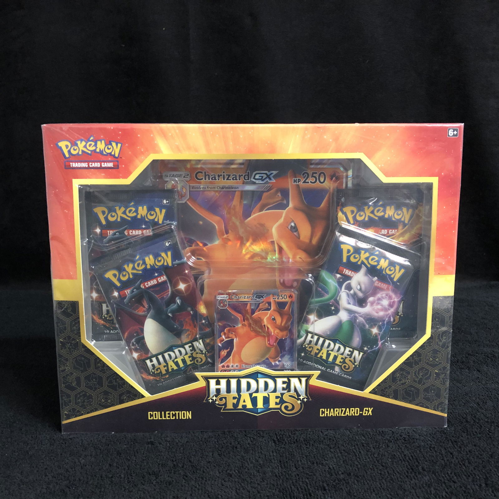 POKEMON HIDDEN FATES COLLECTION BOX "CHARIZARD-GX" (1 of 1)