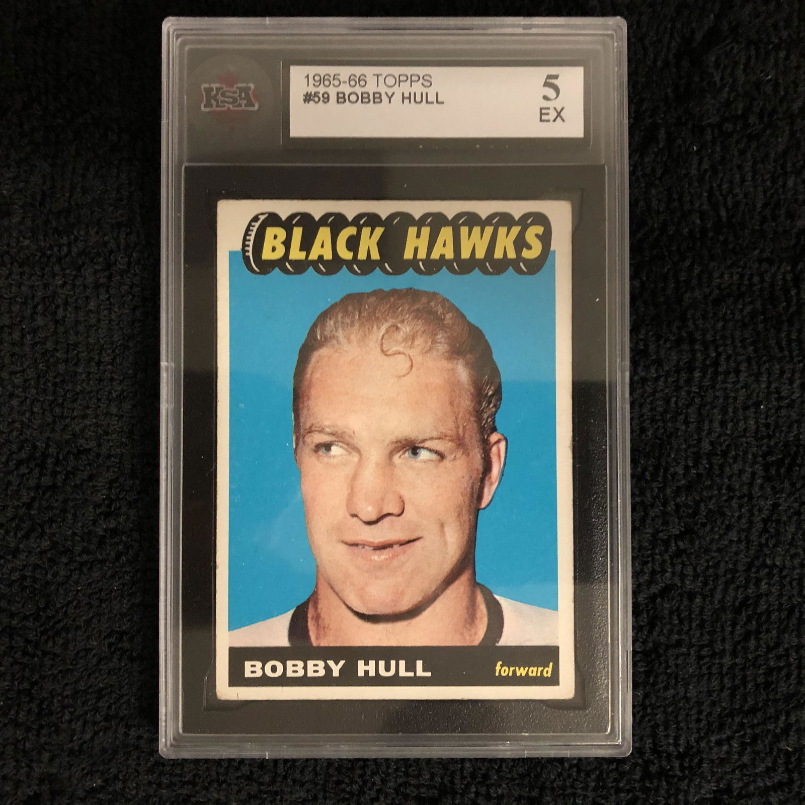 1965-66 TOPPS #59 BOBBY HULL (KSA 5) (1 of 2)