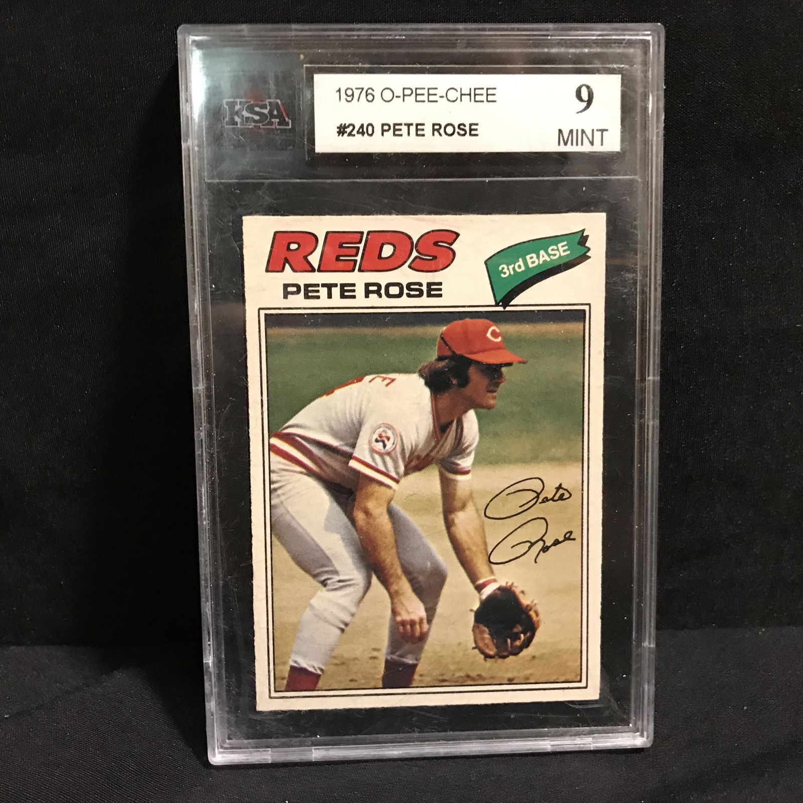 1976 O-PEE-CHEE #240 PETE ROSE (KSA 9) (1 of 1)