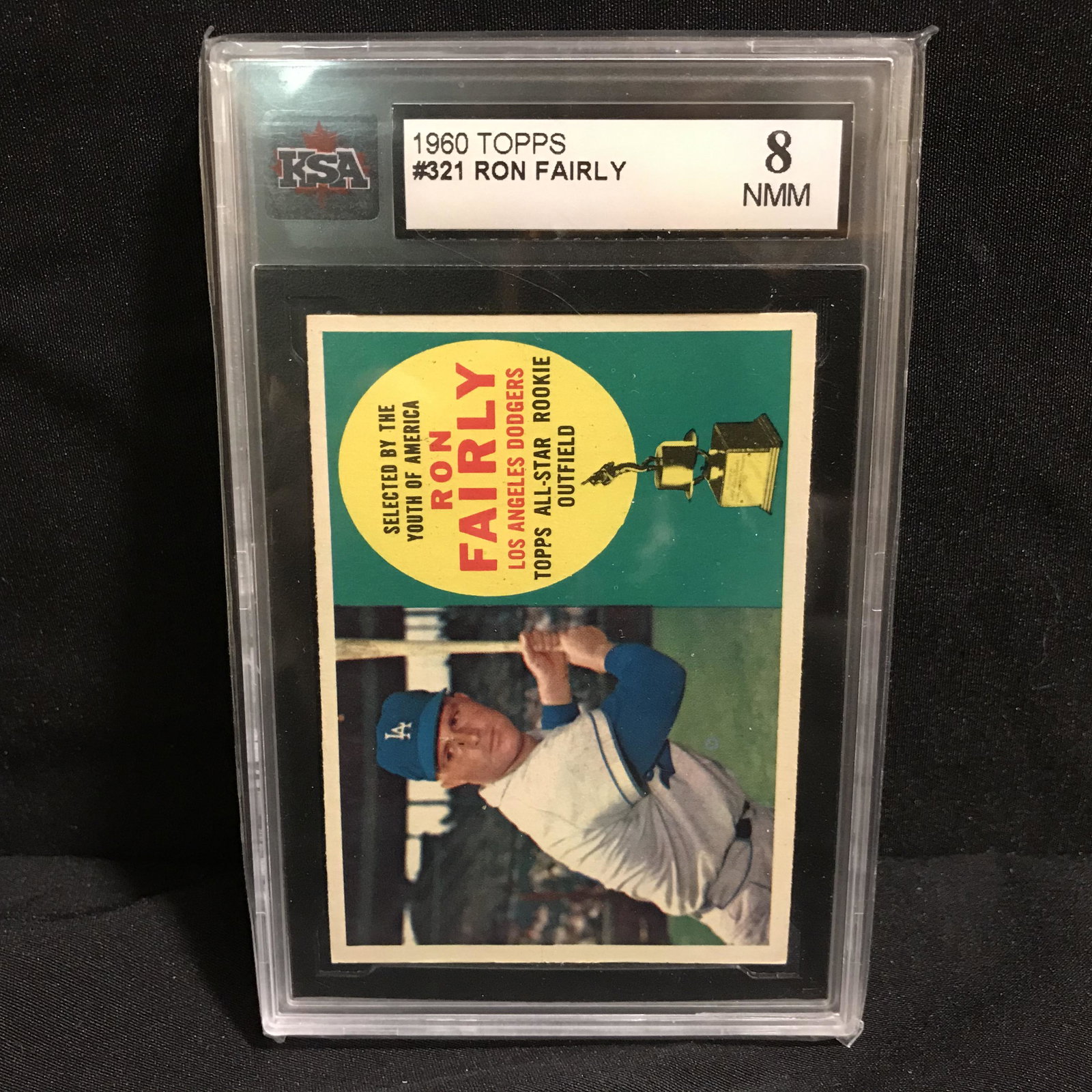 1960 TOPPS #321 RON FAIRLY (KSA 8): 1960 TOPPS #321 RON FAIRLY (KSA 8)