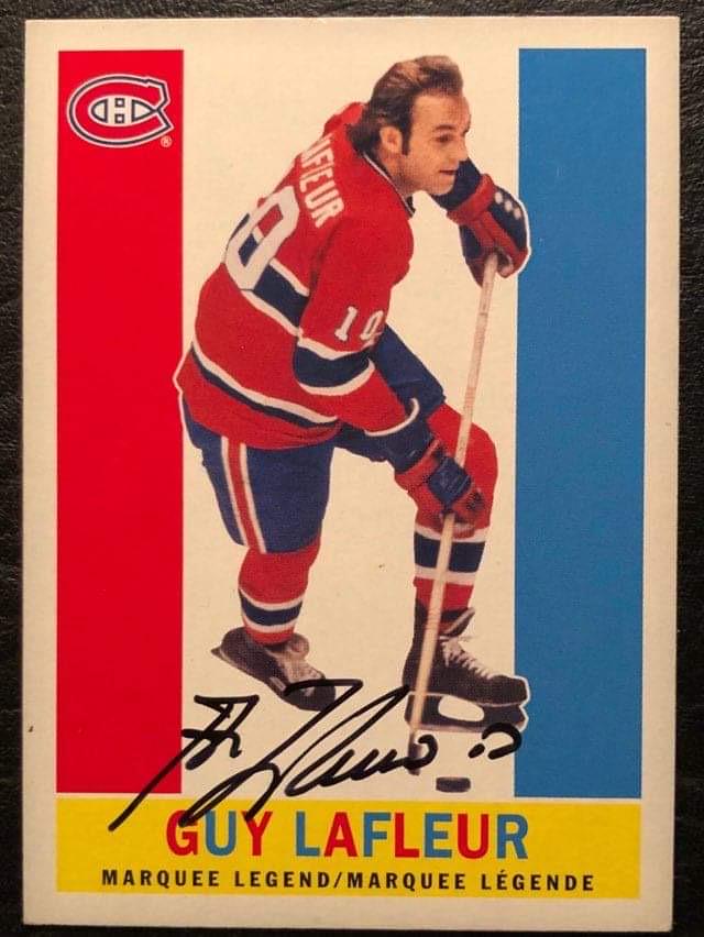 GUY LAFLEUR SIGNED HOCKEY CARD (1 of 1)