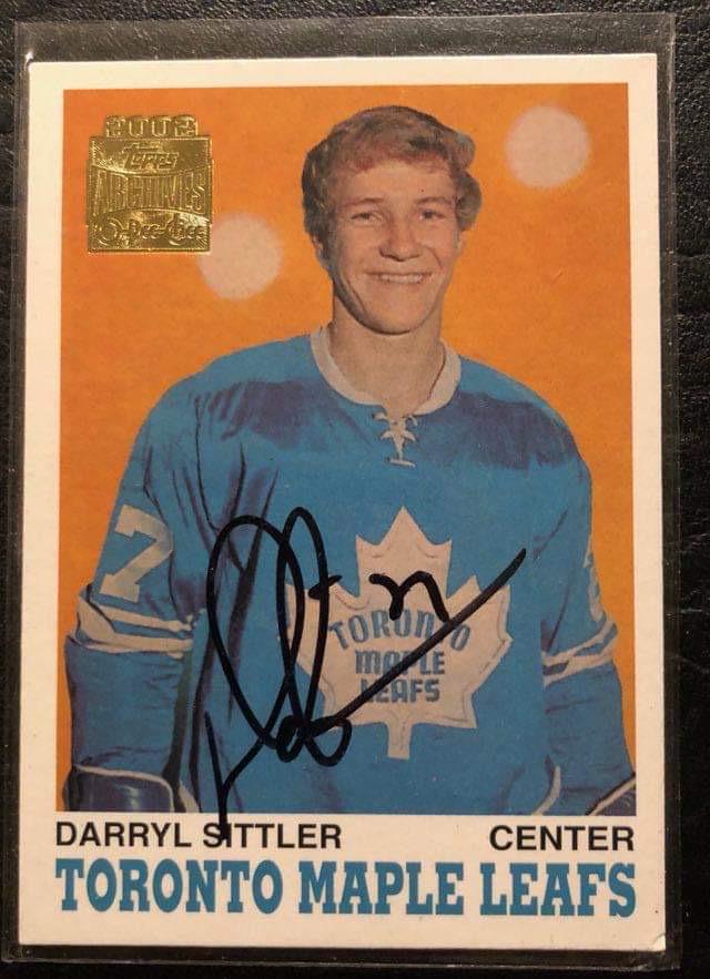 DARRYL SITTLER SIGNED TOPPS HERITAGE HOCKEY CARD (1 of 1)