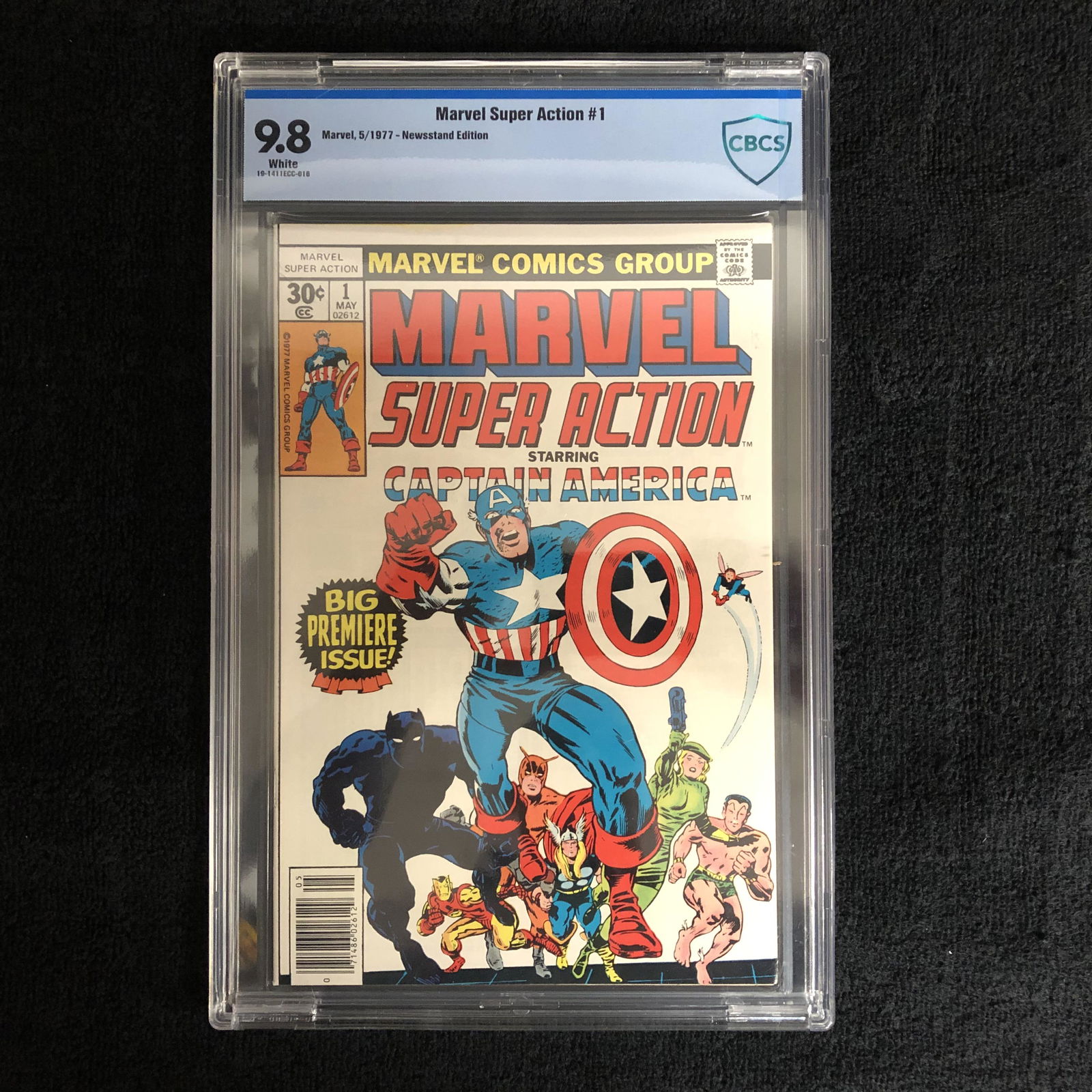 MARVEL SUPER ACTION STARRING CAPTAIN AMERICA #1 (CBCS (1 of 1)