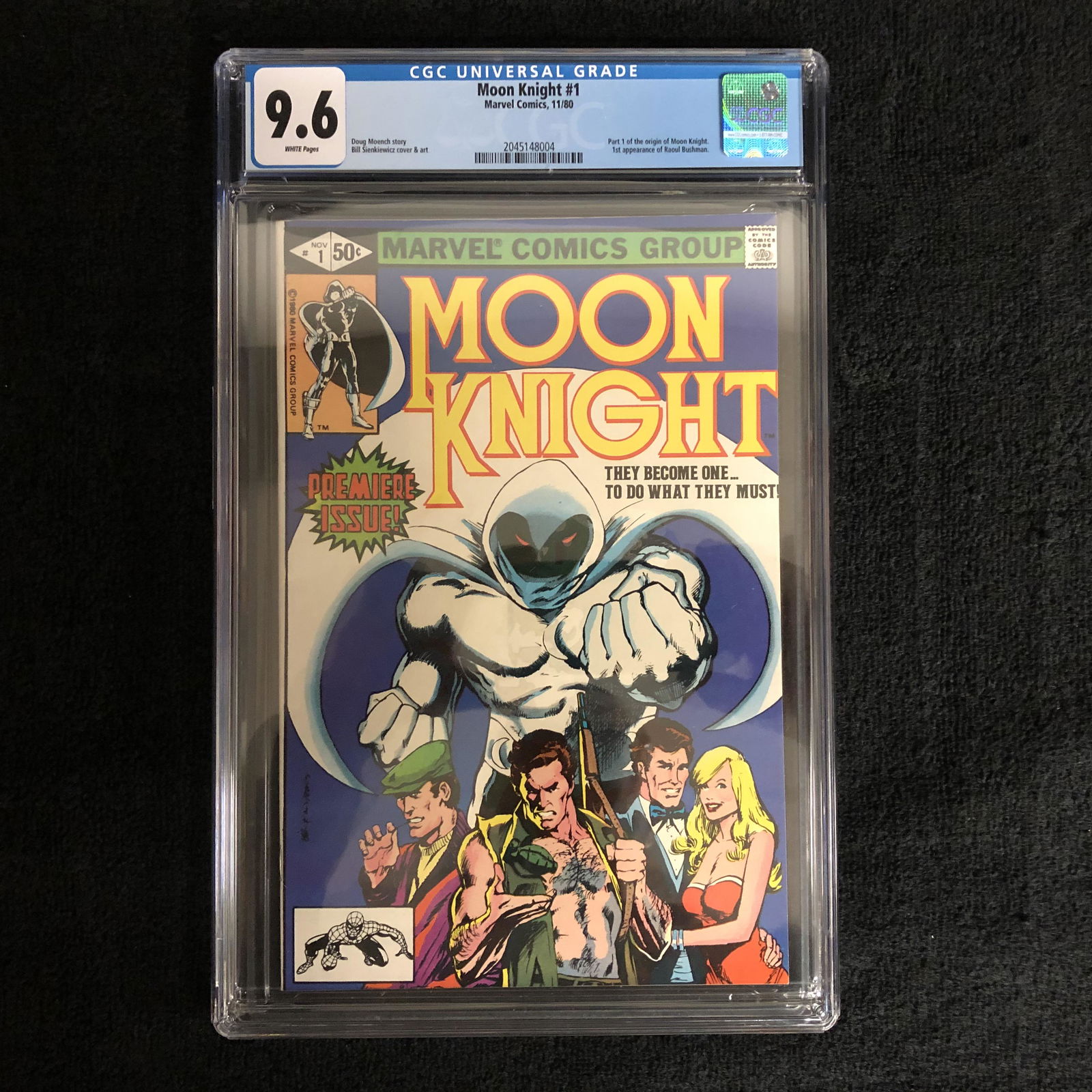 MOON KNIGHT #1 (CGC 9.6) (MARVEL COMICS) (1 of 1)