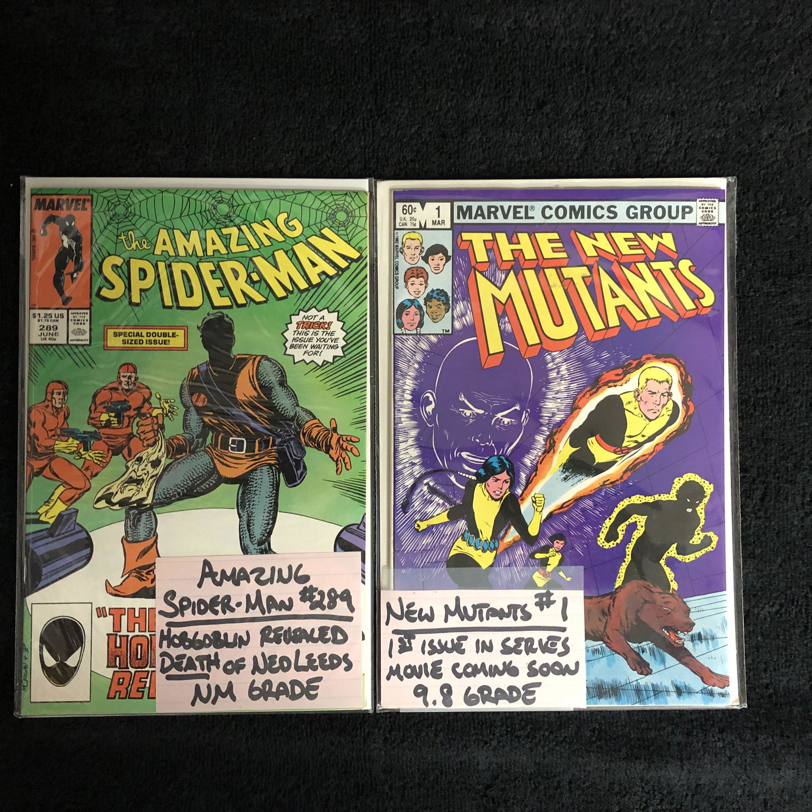 THE AMAZING SPIDER-MAN #289 & THE NEW MUTANTS #1 (1 of 1)