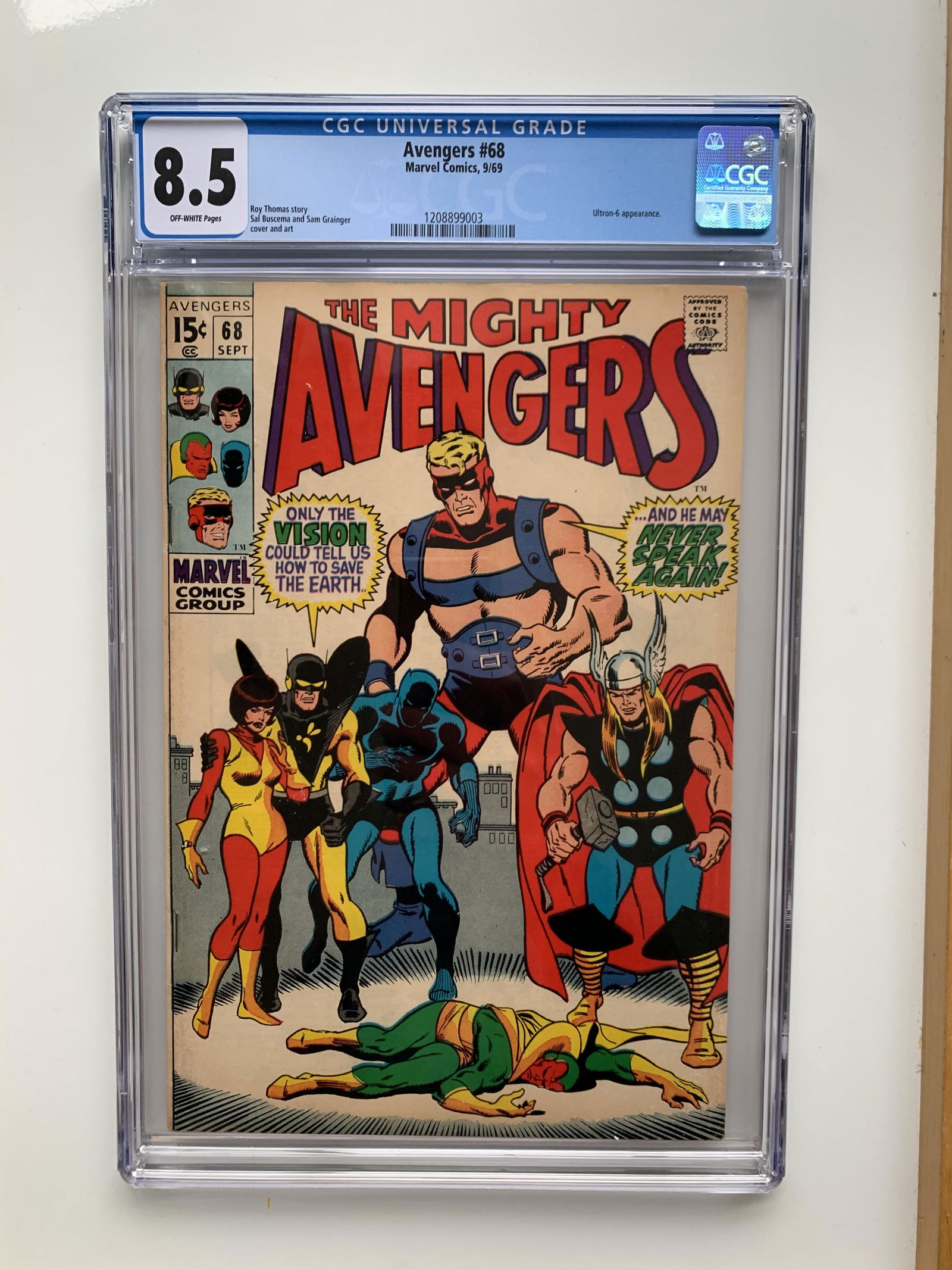 THE MIGHTY AVENGERS #68 (CGC 8.5) MARVEL COMICS (1 of 1)