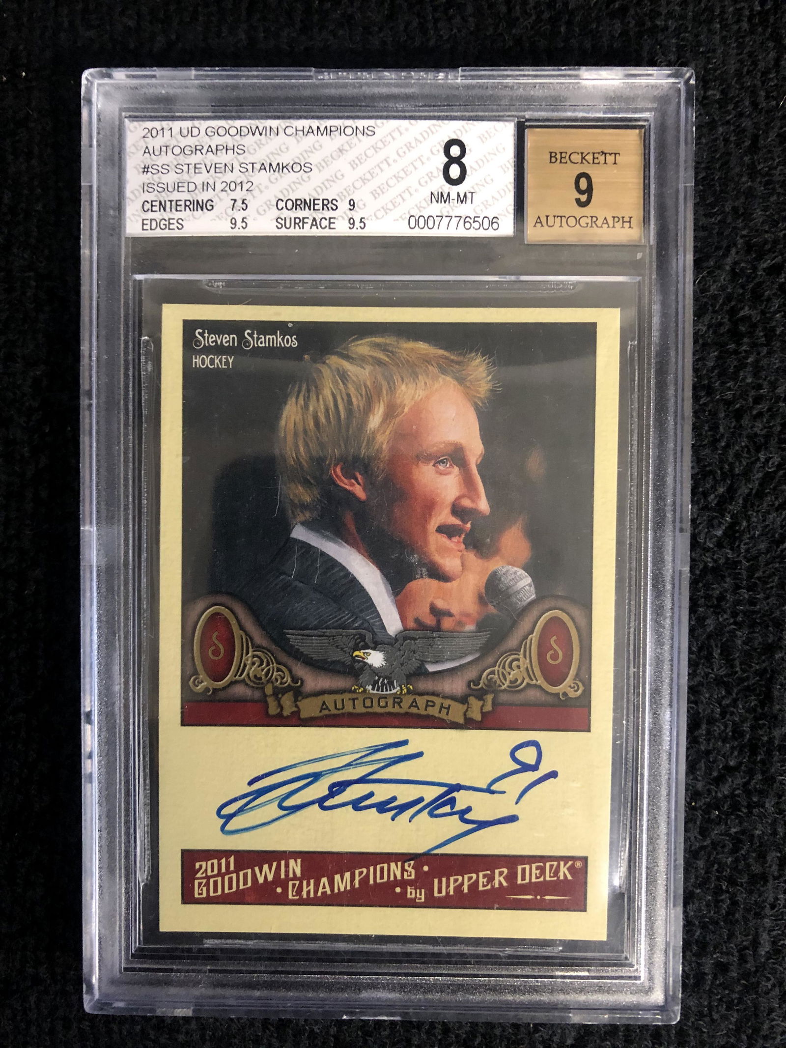 2011 UPPER DECK GOODWIN CHAMPIONS AUTOGRAPHS STEVEN (1 of 1)