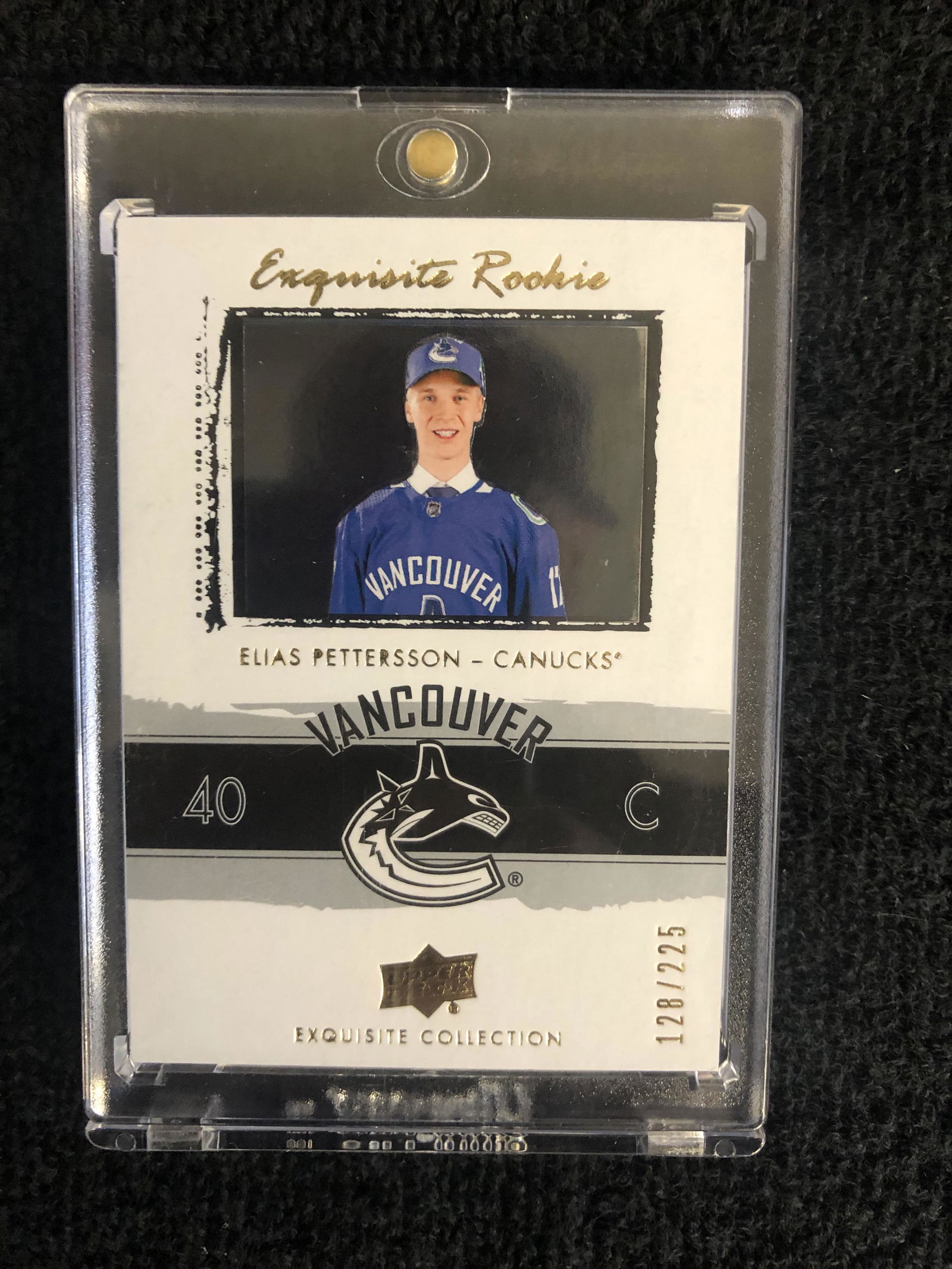 2018-19 UPPER DECK ELIAS PETTERSSON EXQUISITE (1 of 2)