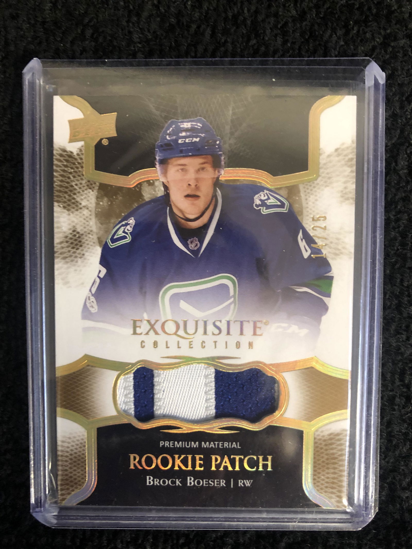 2017-18 UPPER DECK BROCK BOESER EXQUISITE COLLECTION (1 of 2)