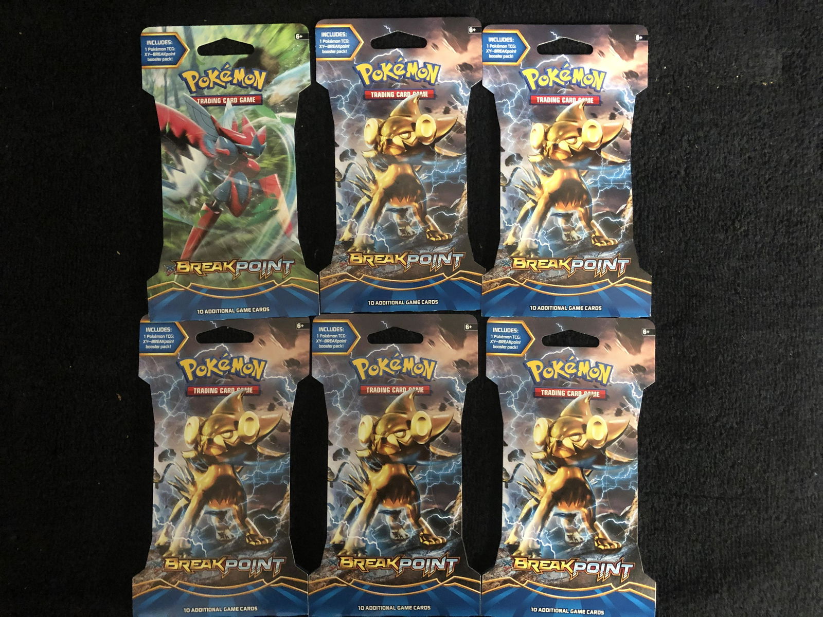 POKEMON BREAK POINT 6 PACK LOT (1 of 1)