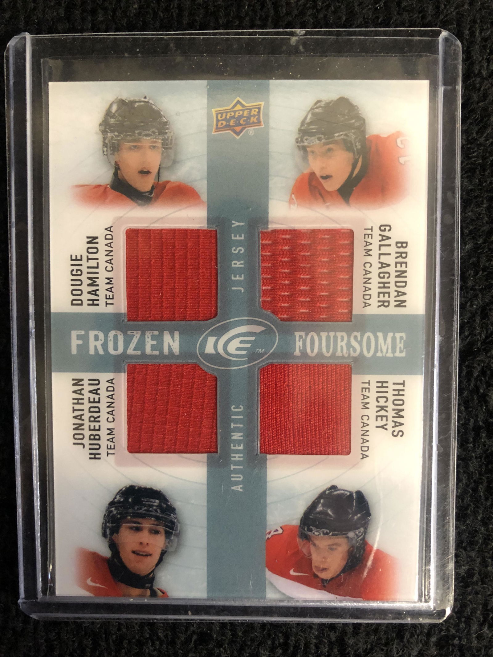 2014-15 UPPER DECK ICE FROZEN FOURSOME (HAMILTON, (1 of 2)