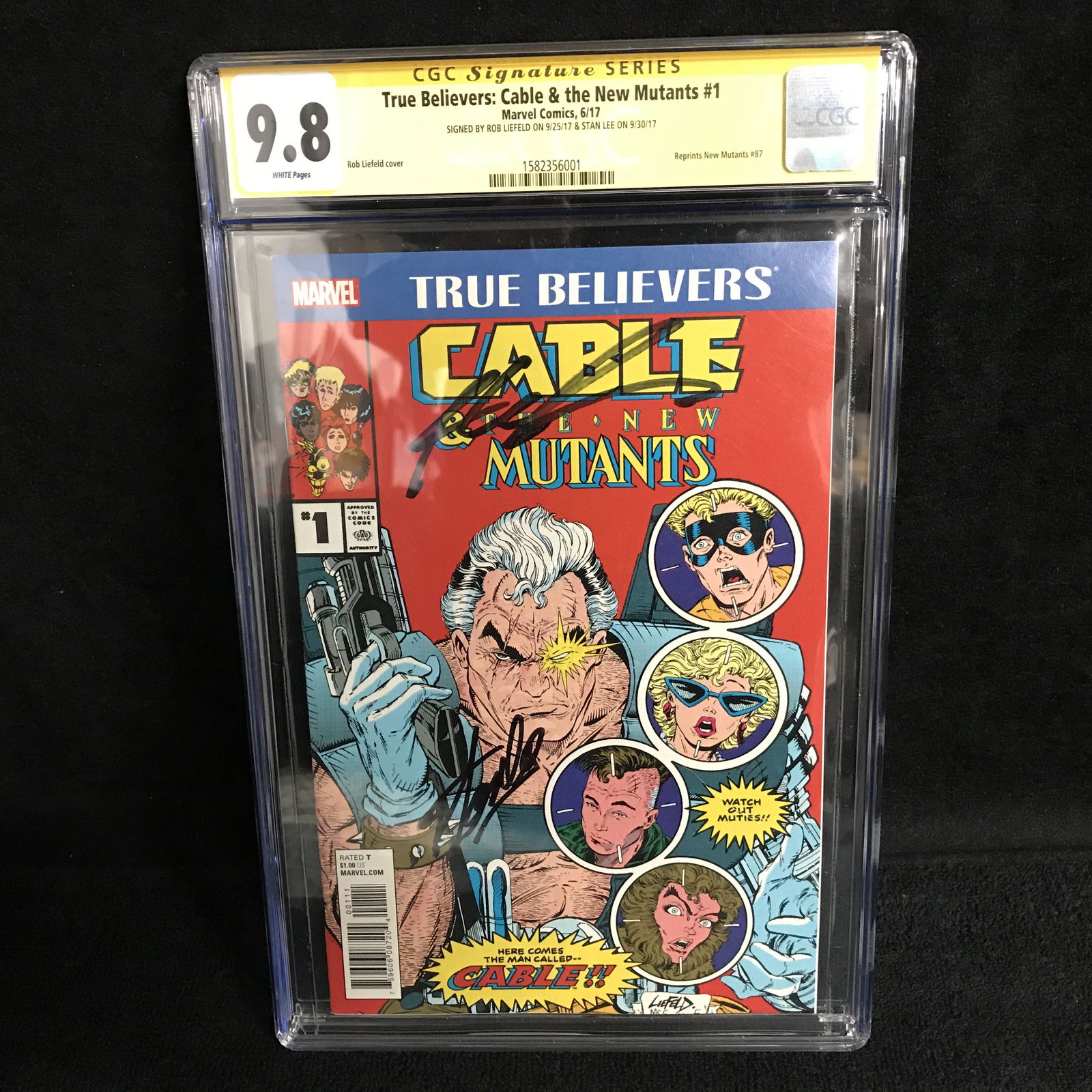 TRUE BELIEVERS: CABLE & THE NEW MUTANTS #1 CGC (1 of 3)