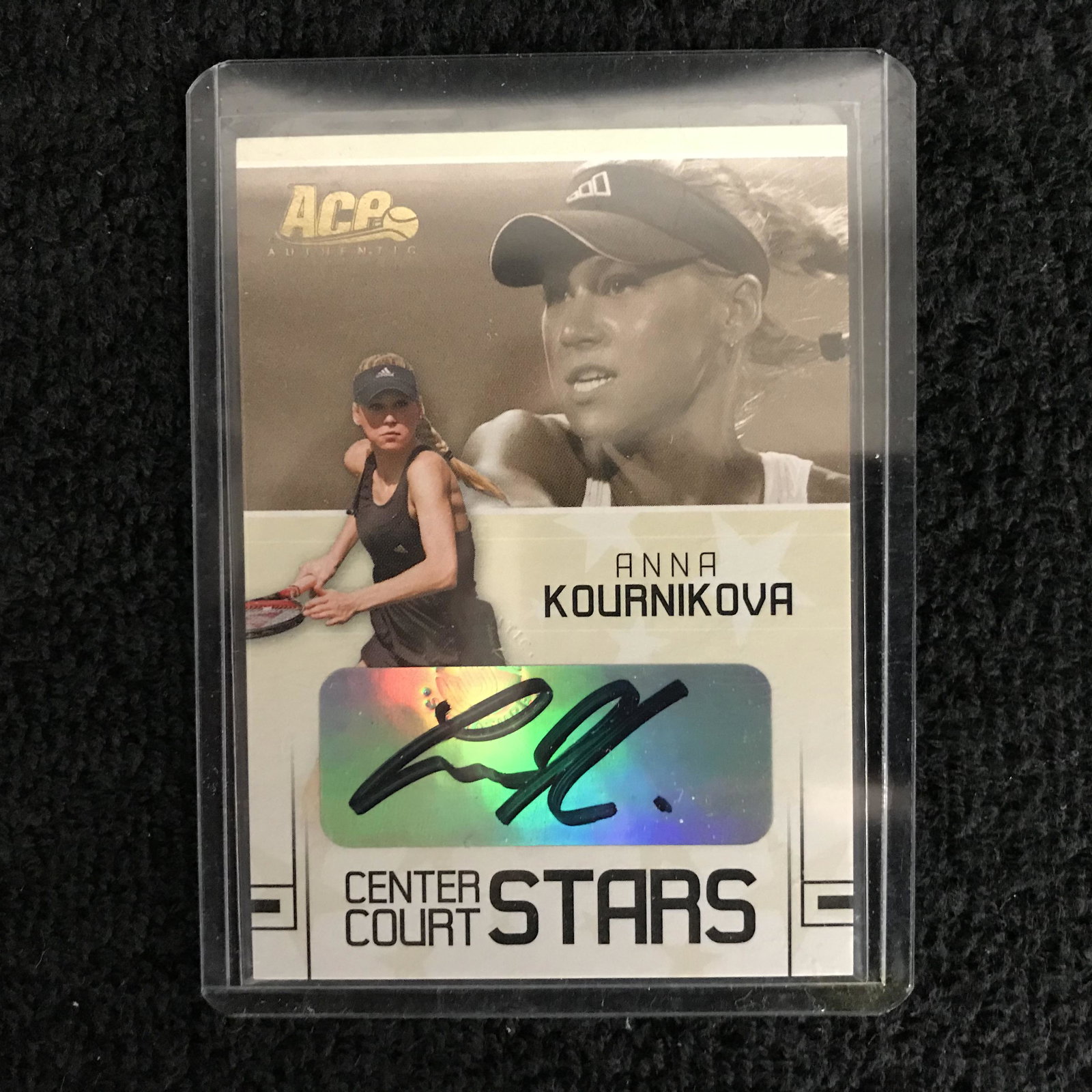 ANNA KOURNIKOVA AUTO CARD: ANNA KOURNIKOVA AUTO CARD