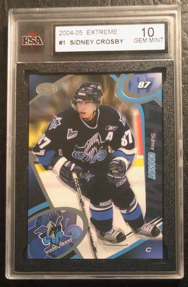 2004-05 EXTREME #1 SIDNEY CROSBY (10 GEM MINT): 2004-05 EXTREME #1 SIDNEY CROSBY (10 GEM MINT)