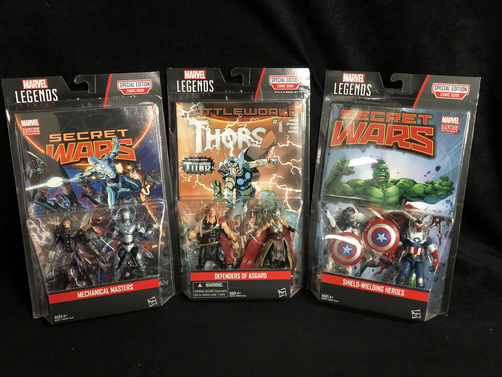 MARVEL TOY FIGURES LOT (SECRET WARS/ THOR) (1 of 2)