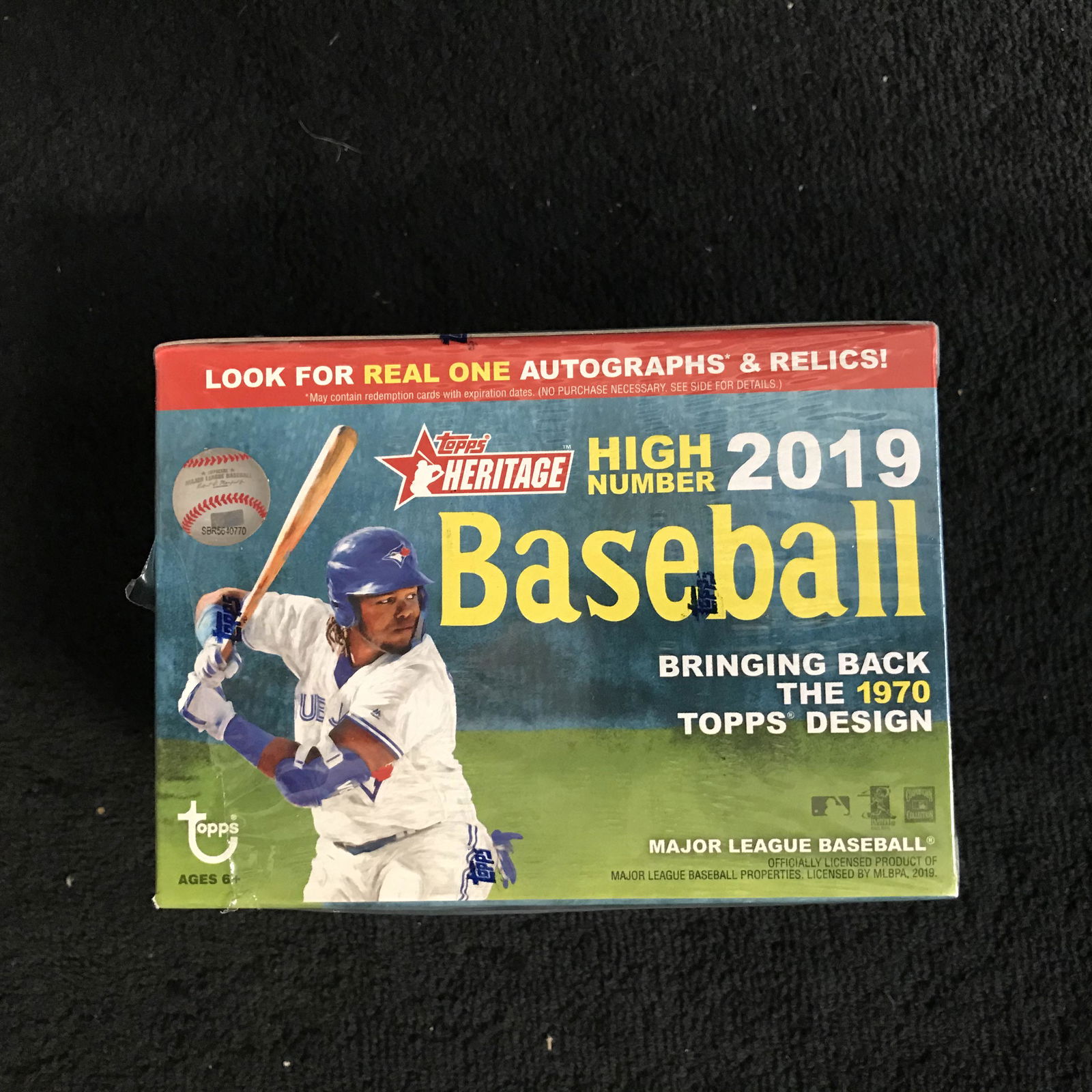 2019 TOPPS HERITAGE HIGH NUMBER BASEBALL BLASTER BOX (1 of 1)