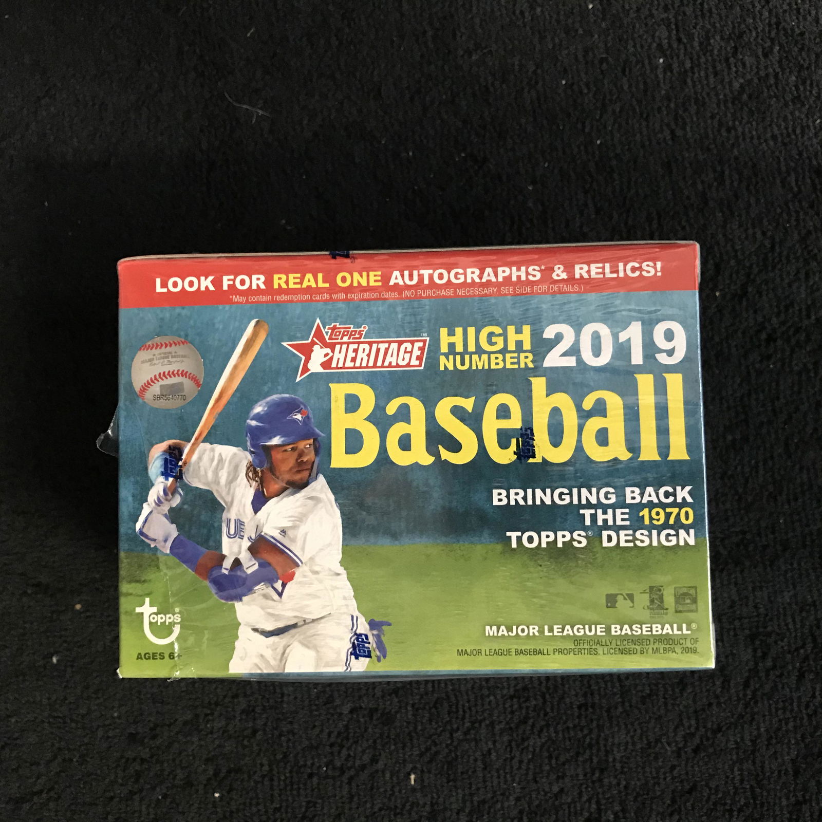 2019 TOPPS HERITAGE HIGH NUMBER BASEBALL BLASTER BOX (1 of 1)