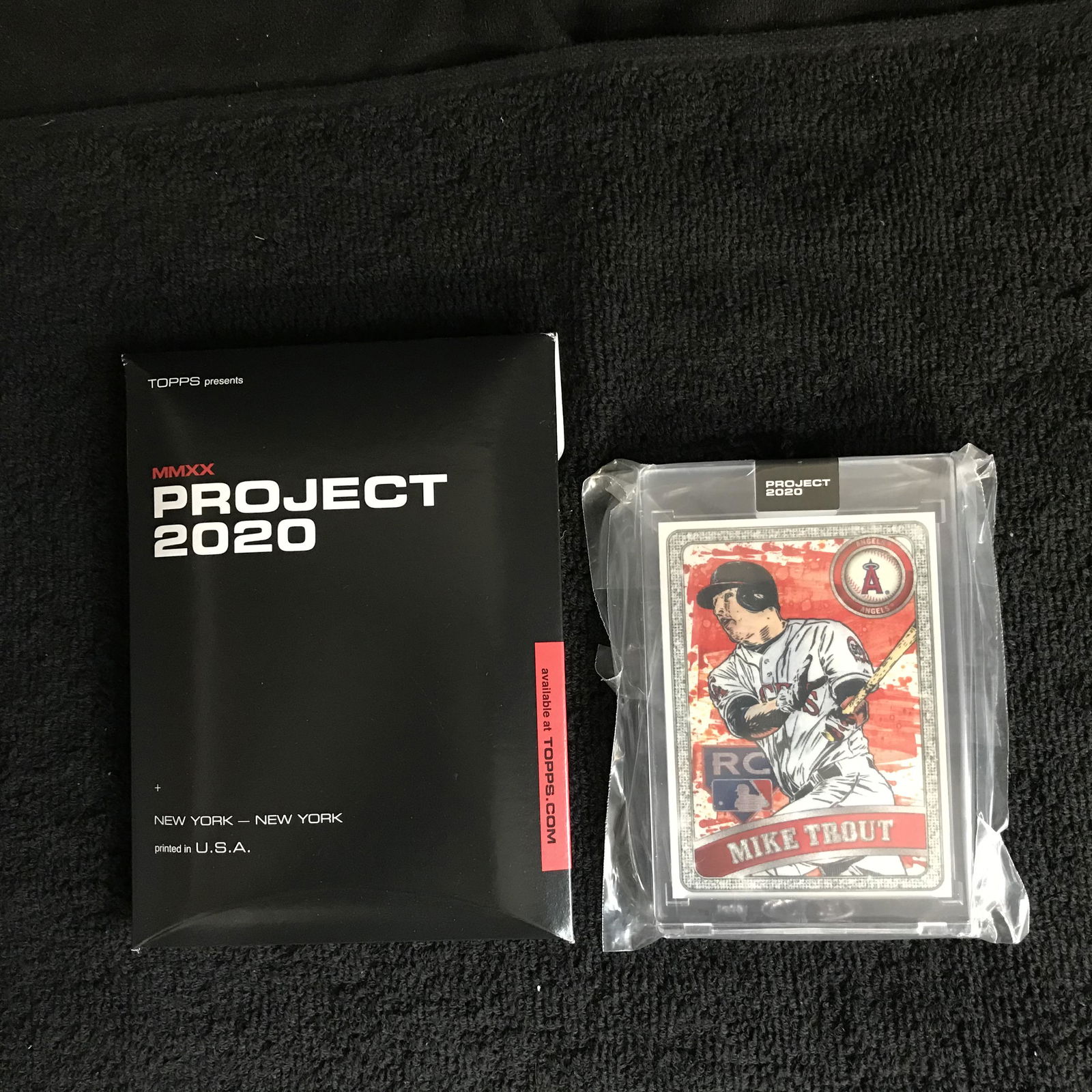 TOPPS 2020 PROJECT #100 MIKE TROUT BY BLAKE JAMIESON (1 of 1)