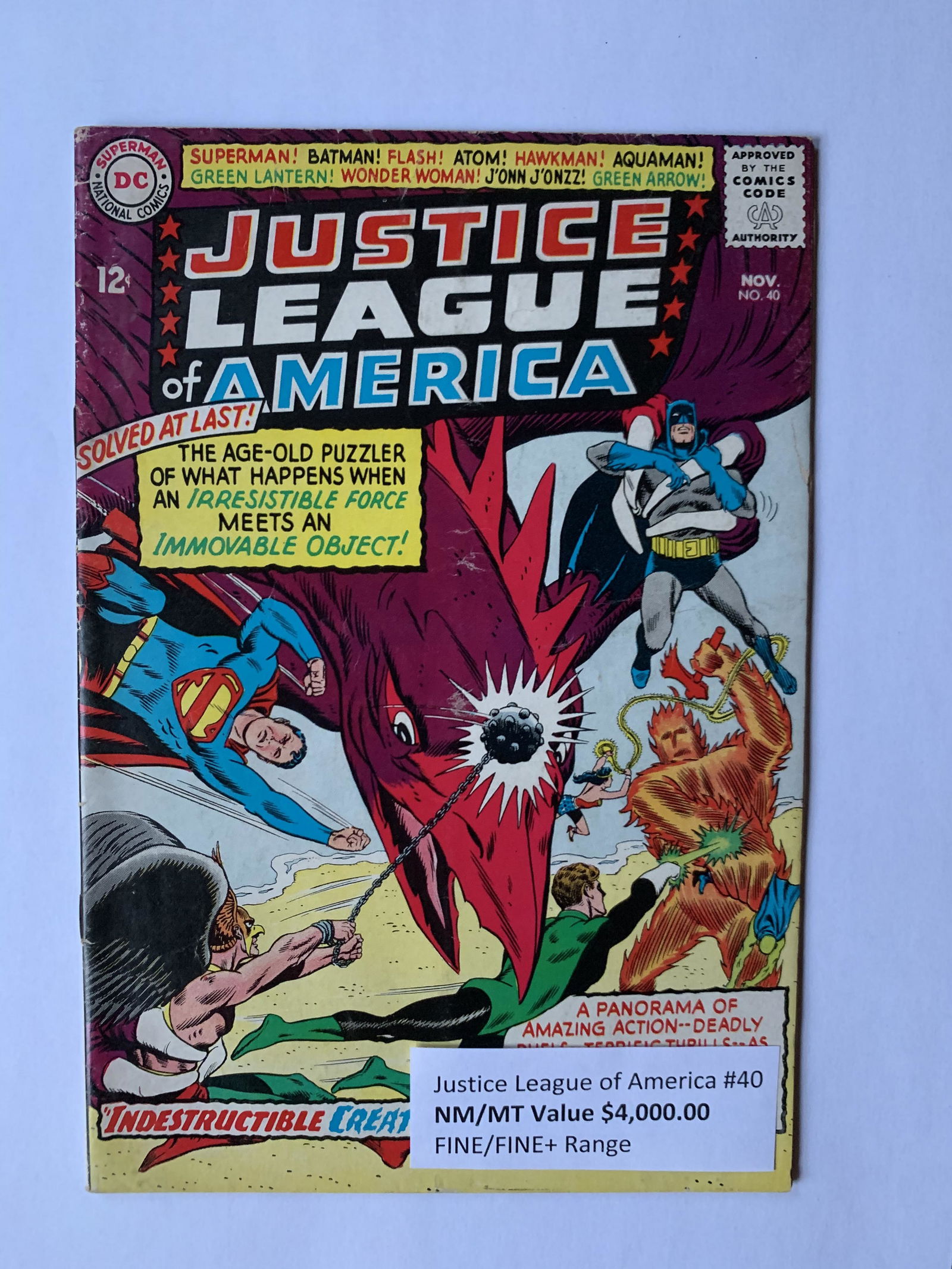 JUSTICE LEAGUE OF AMERICA #40 (DC COMICS) (1 of 1)