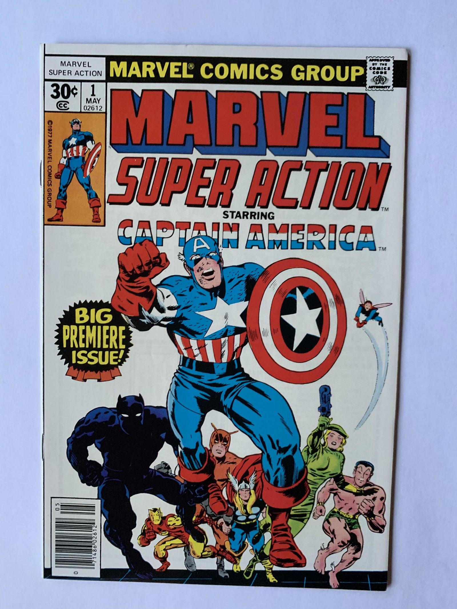 MARVEL SUPER ACTION STARRING CAPTAIN AMERICA #1 (MARVEL (1 of 1)