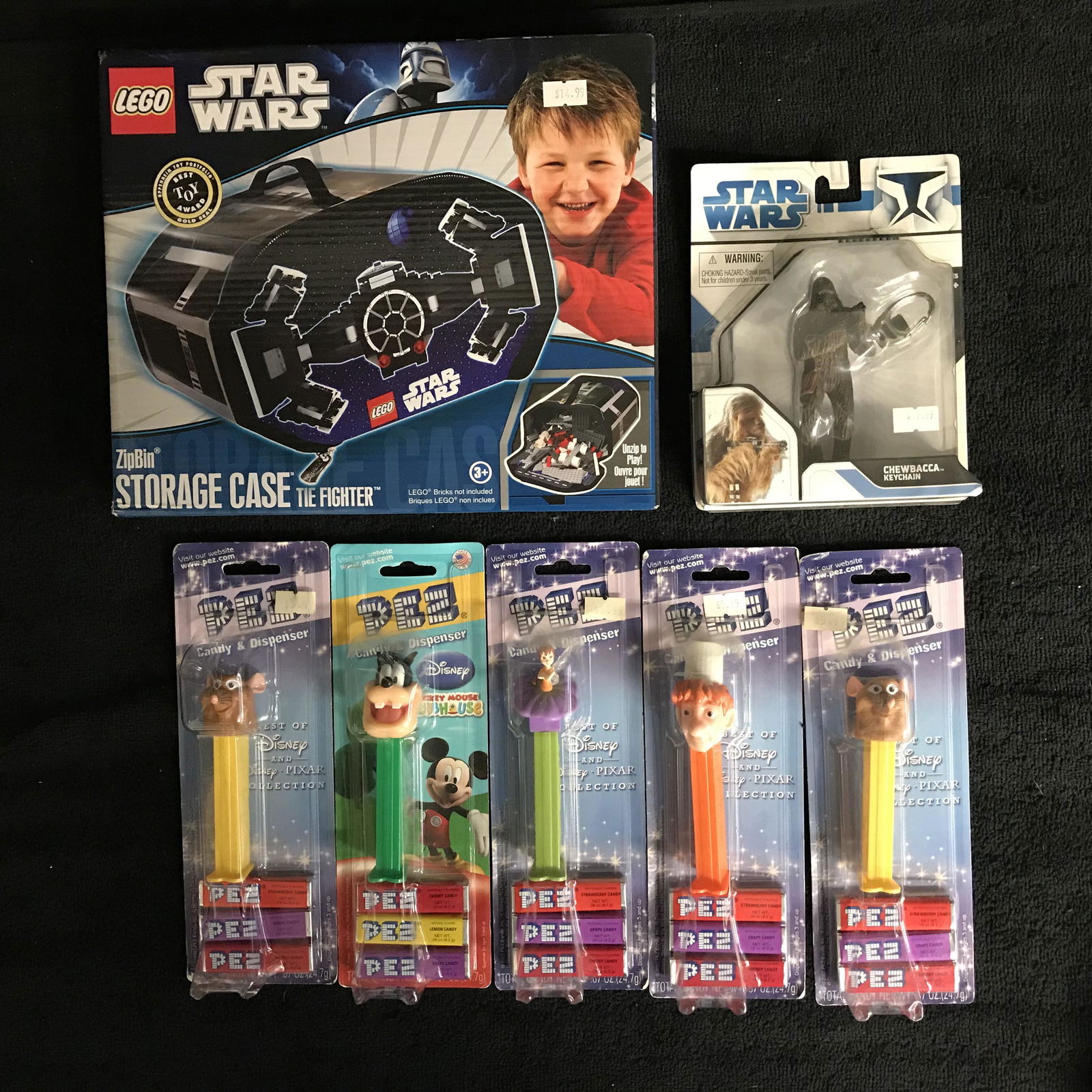 TOYS & HOBBIES LOT (STAR WARS STORAGE CASE, PEZ (1 of 1)
