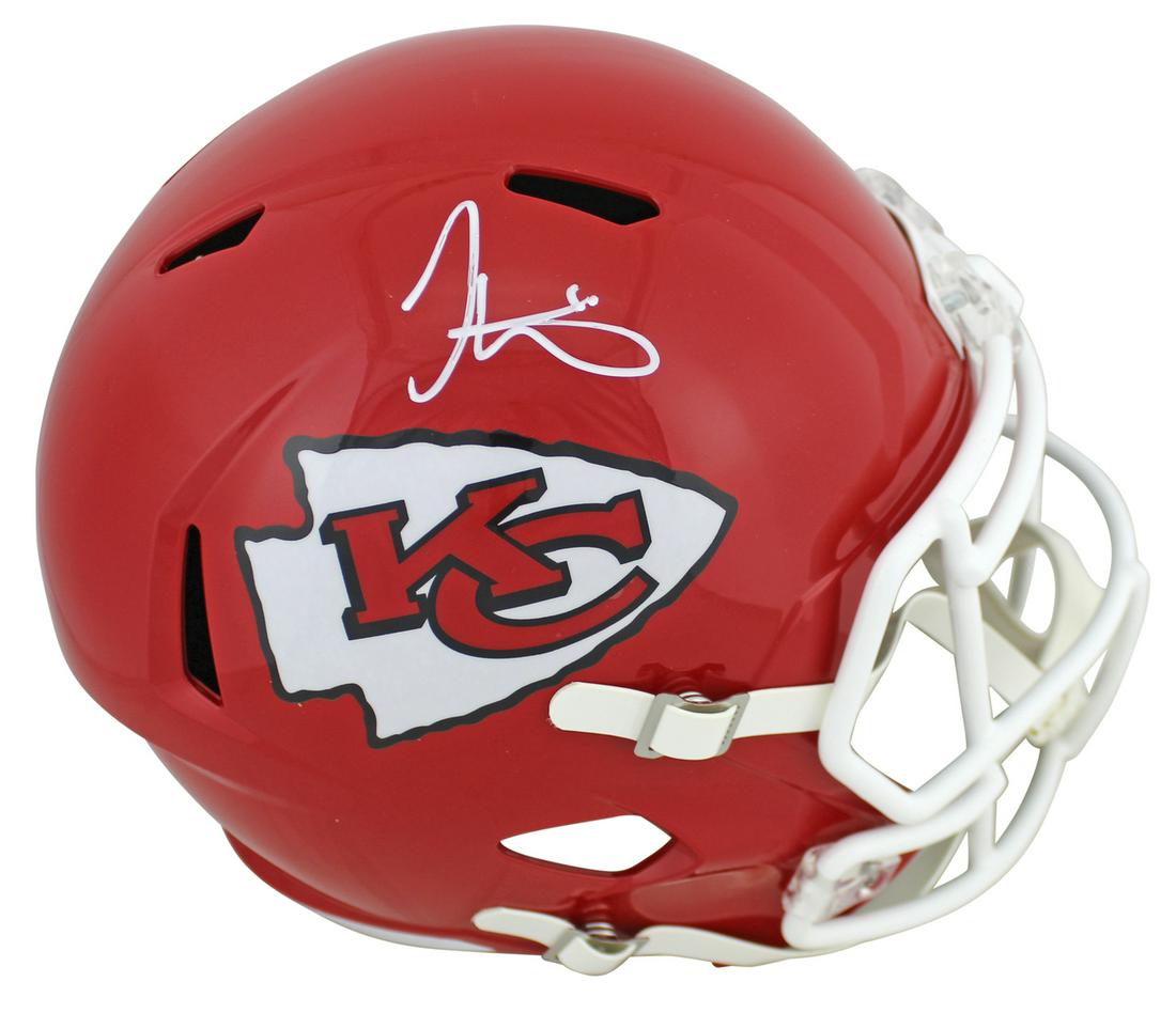 Chiefs Tyreek Hill Signed Full Size Speed Rep Helmet (1 of 2)