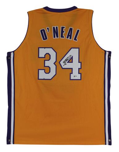 Lakers Shaquille O'Neal Authentic Signed Yellow Pro (1 of 3)
