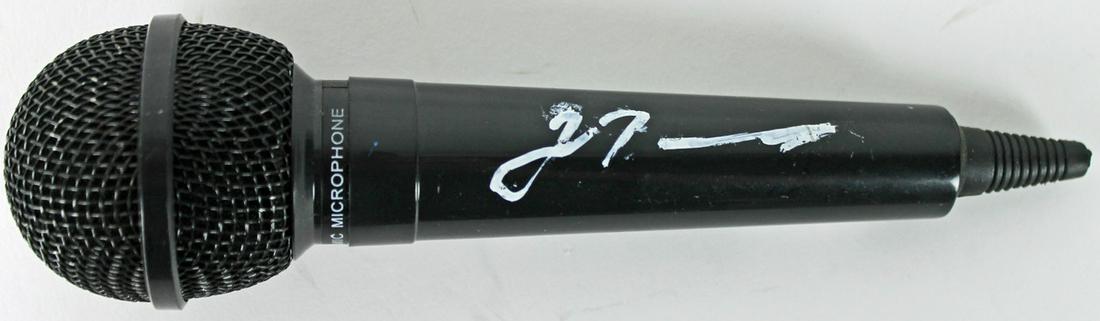 John Travolta Authentic Signed Microphone Autographed (1 of 2)