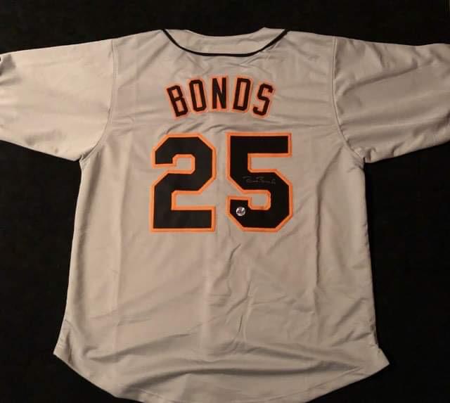 BARRY BONDS SIGNED GIANTS JERSEY (BONDS HOLO) (1 of 3)